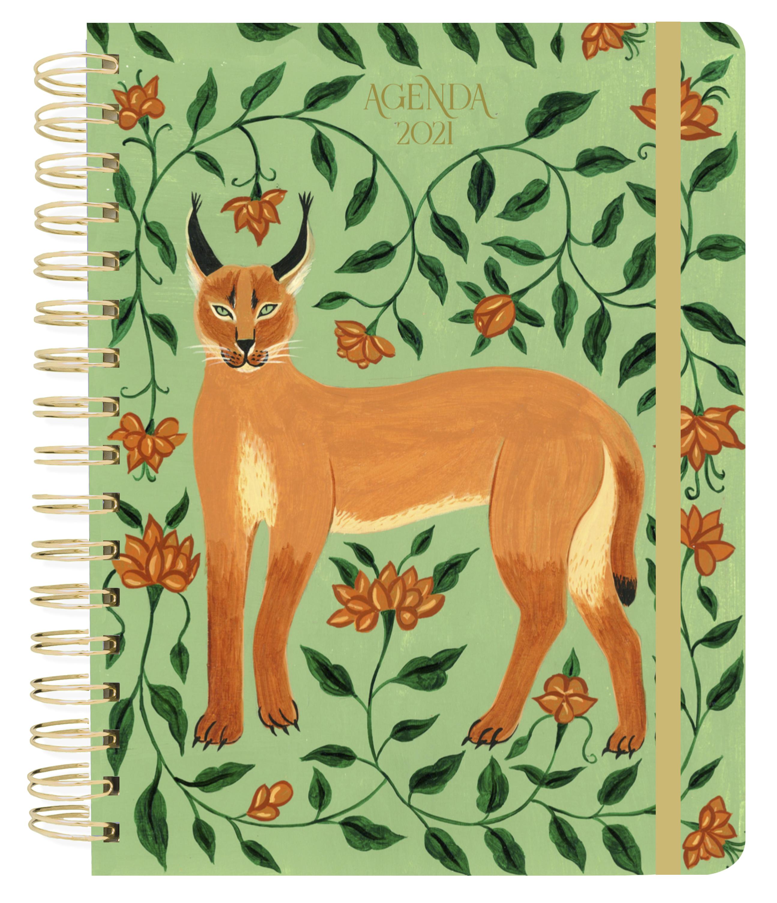 Agenda anual semana vista 2021 Brianda