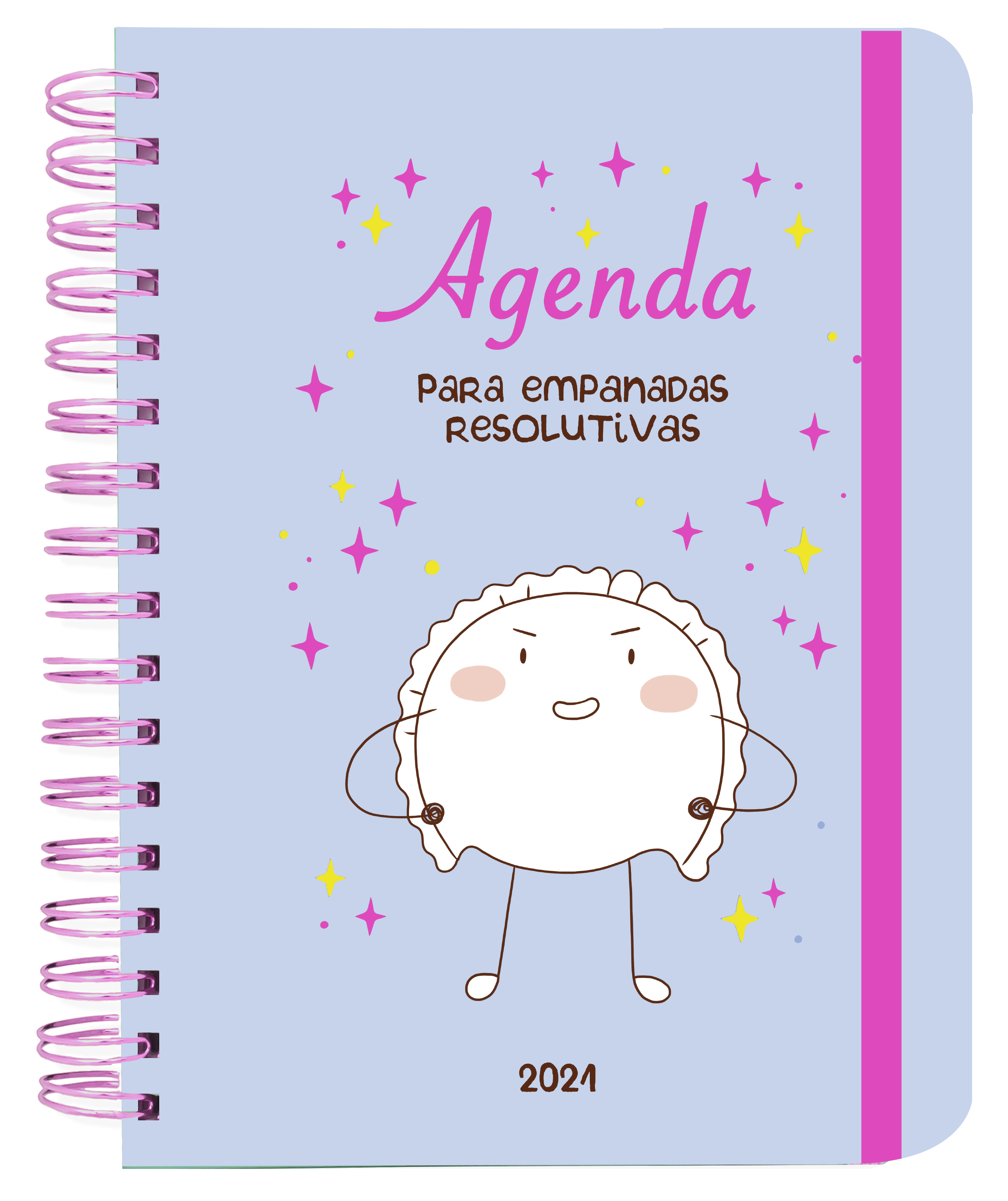 Agenda anual semana vista 2021 Croqueta y Empanadilla
