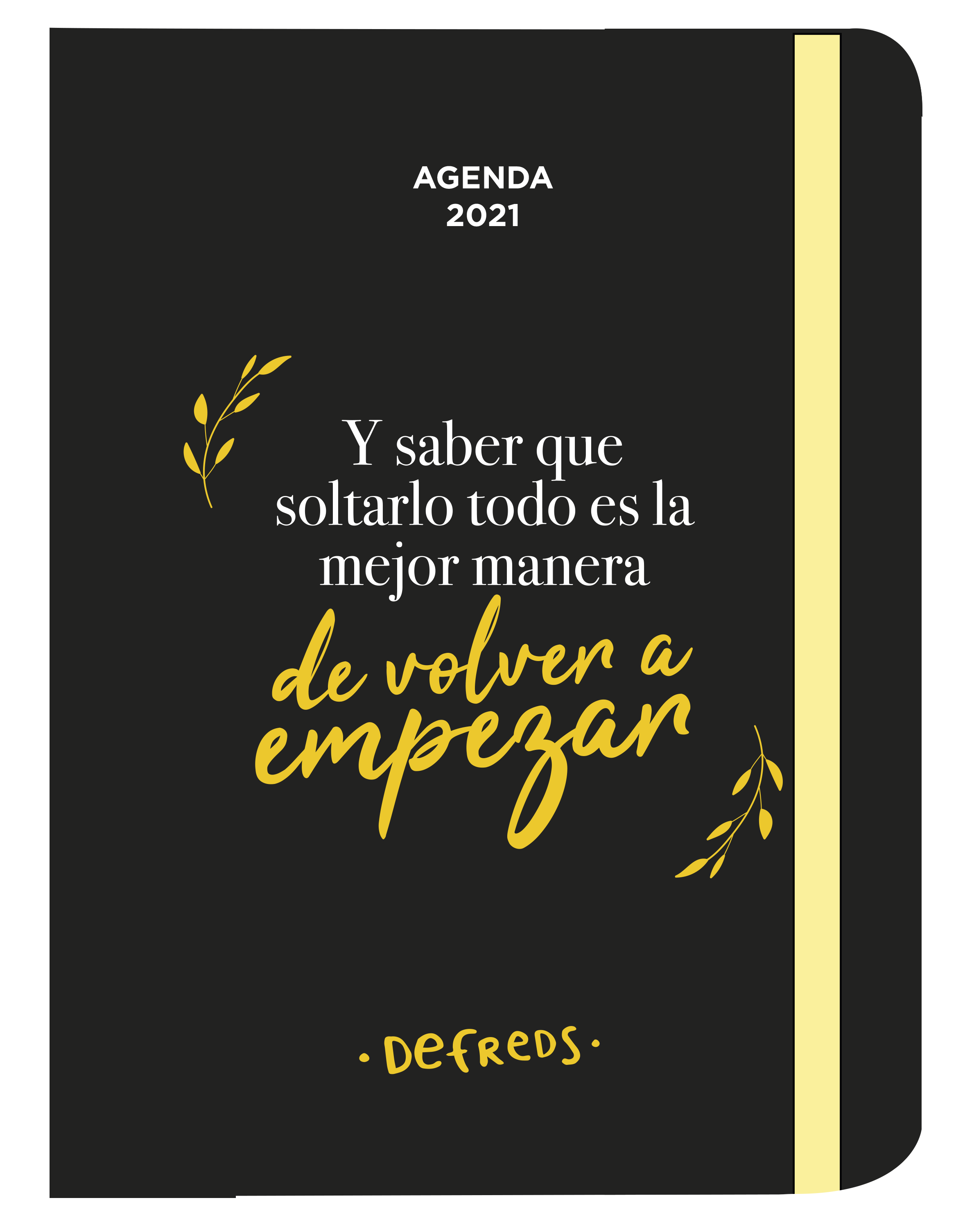 Agenda anual semana vista 2021 Defreds