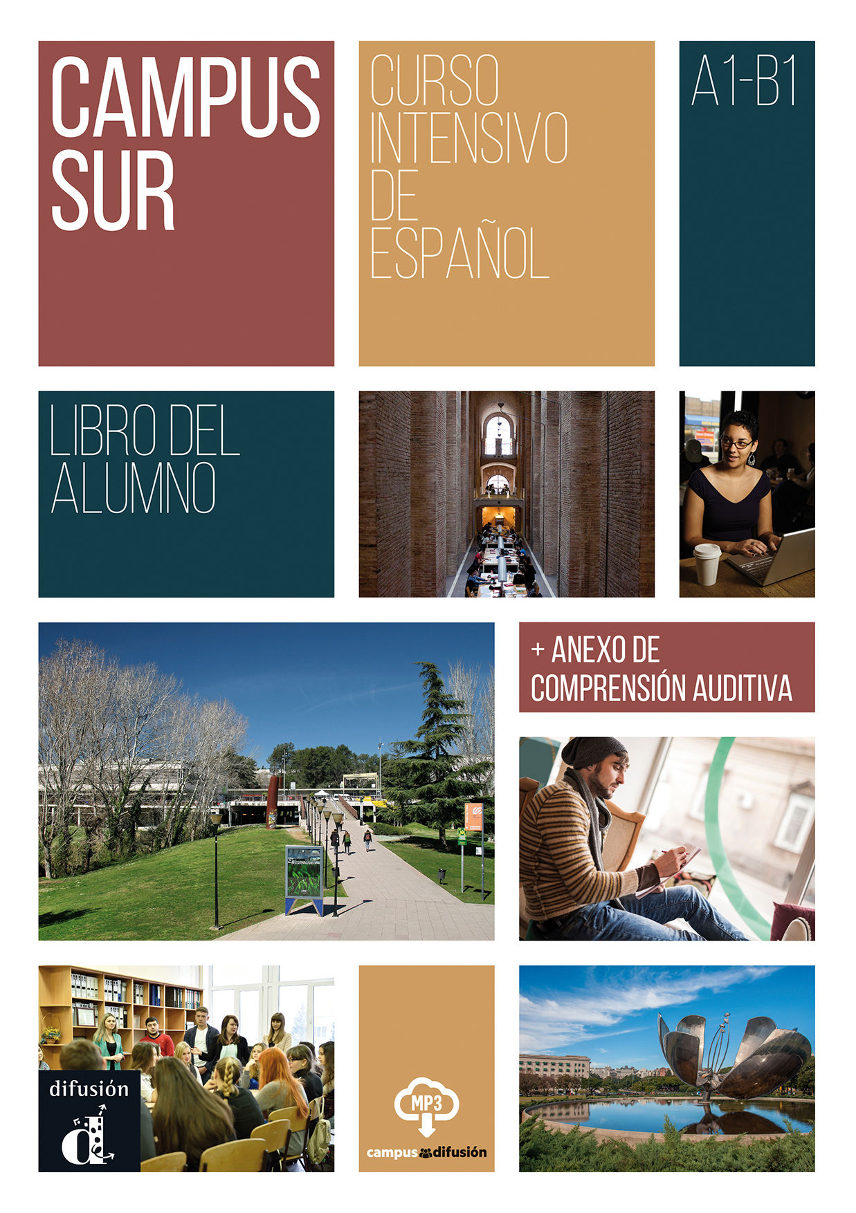 Campus Sur A1-B1 Libro del alumno + Anexo Comprensión Auditiva