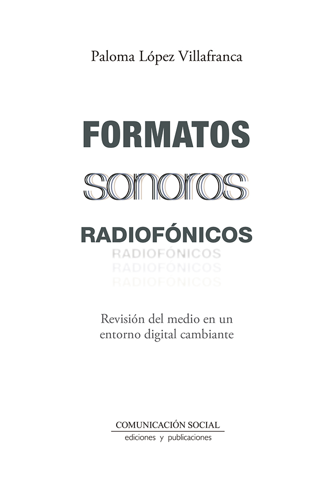 Formatos sonoros radiofónicos
