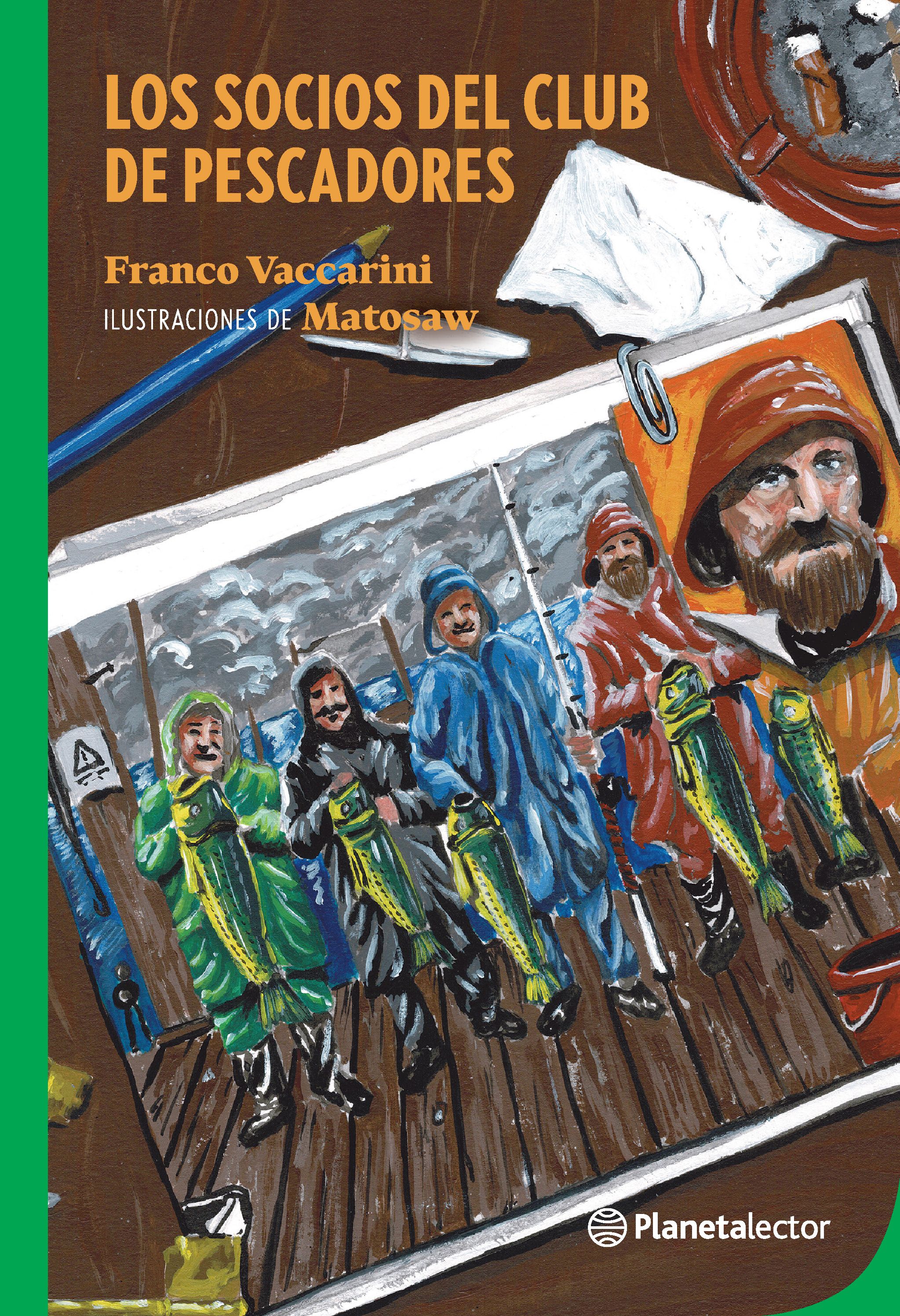Los socios del club de pescadores