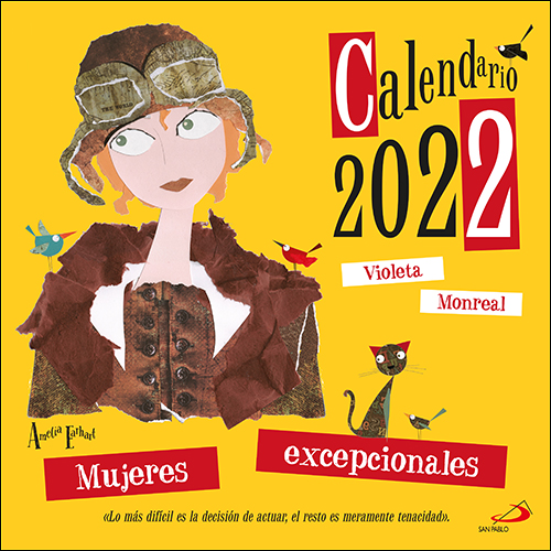 Calendario de pared Mujeres excepcionales 2022