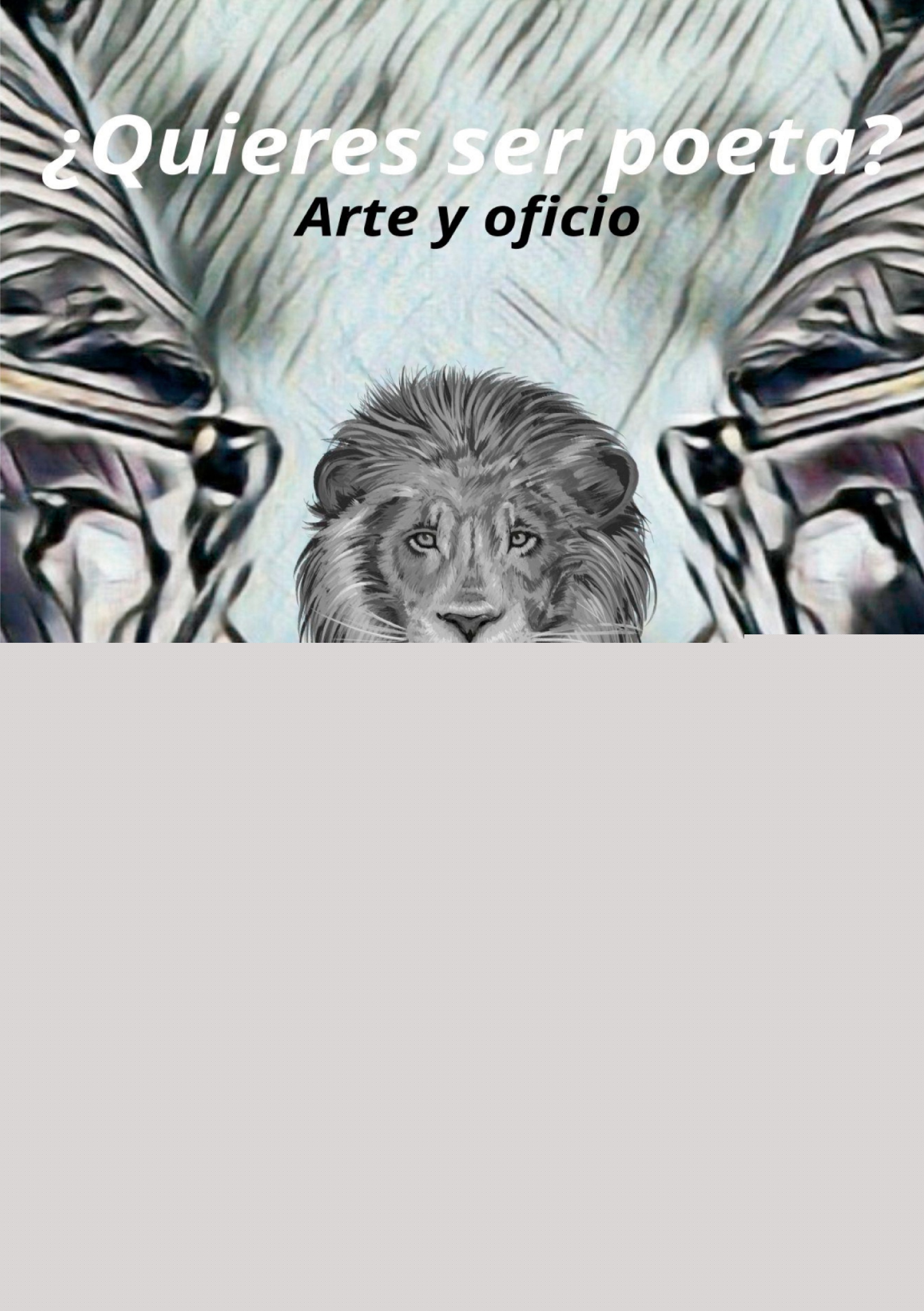 ¿Quieres ser poeta?