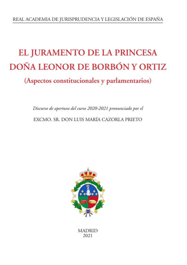 El juramento de la princesa Doña Leonor de Borbón y Ortiz