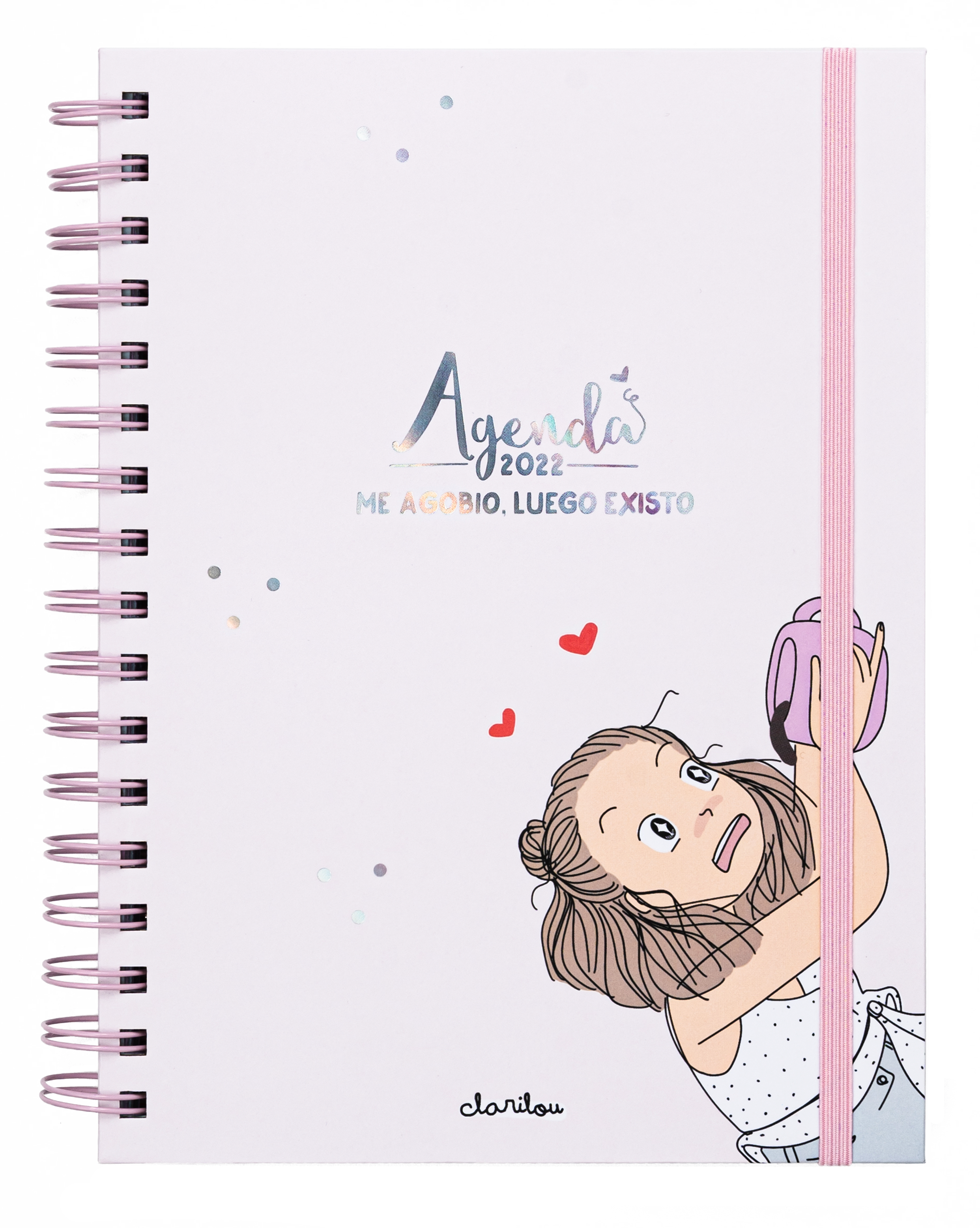 Agenda anual semana vista 2022 Clarilou