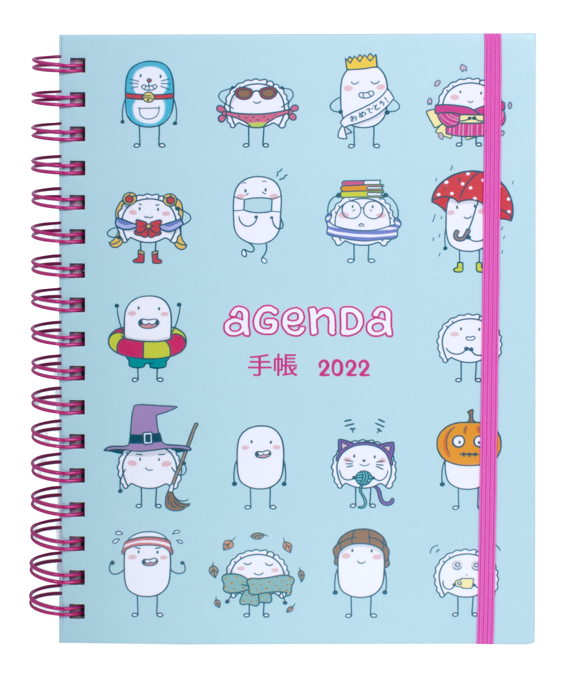 Agenda anual semana vista 2022 Croqueta y Empanadilla