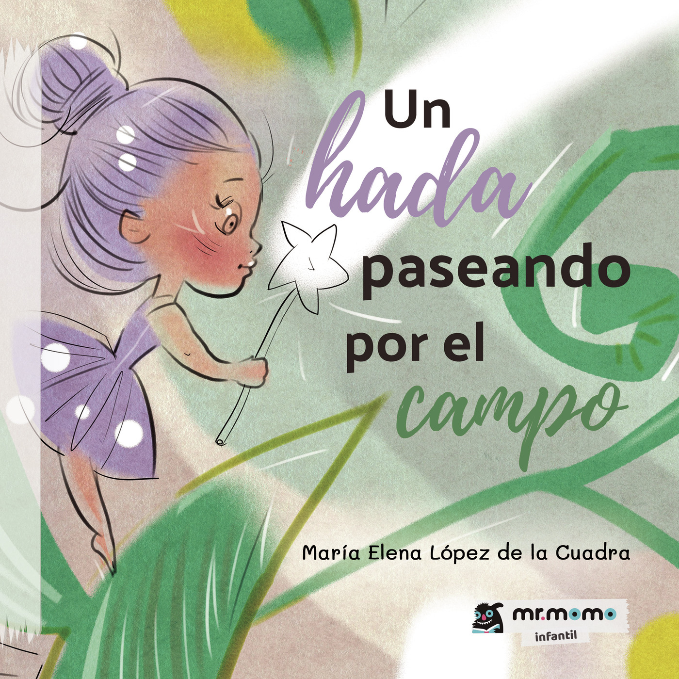 Un hada paseando por el campo