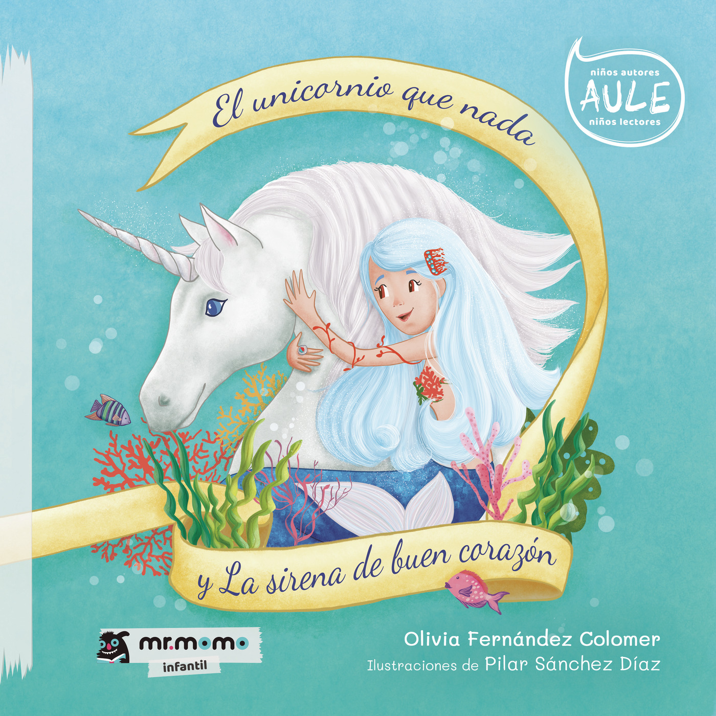 El unicornio que nada y la sirena de buen corazón