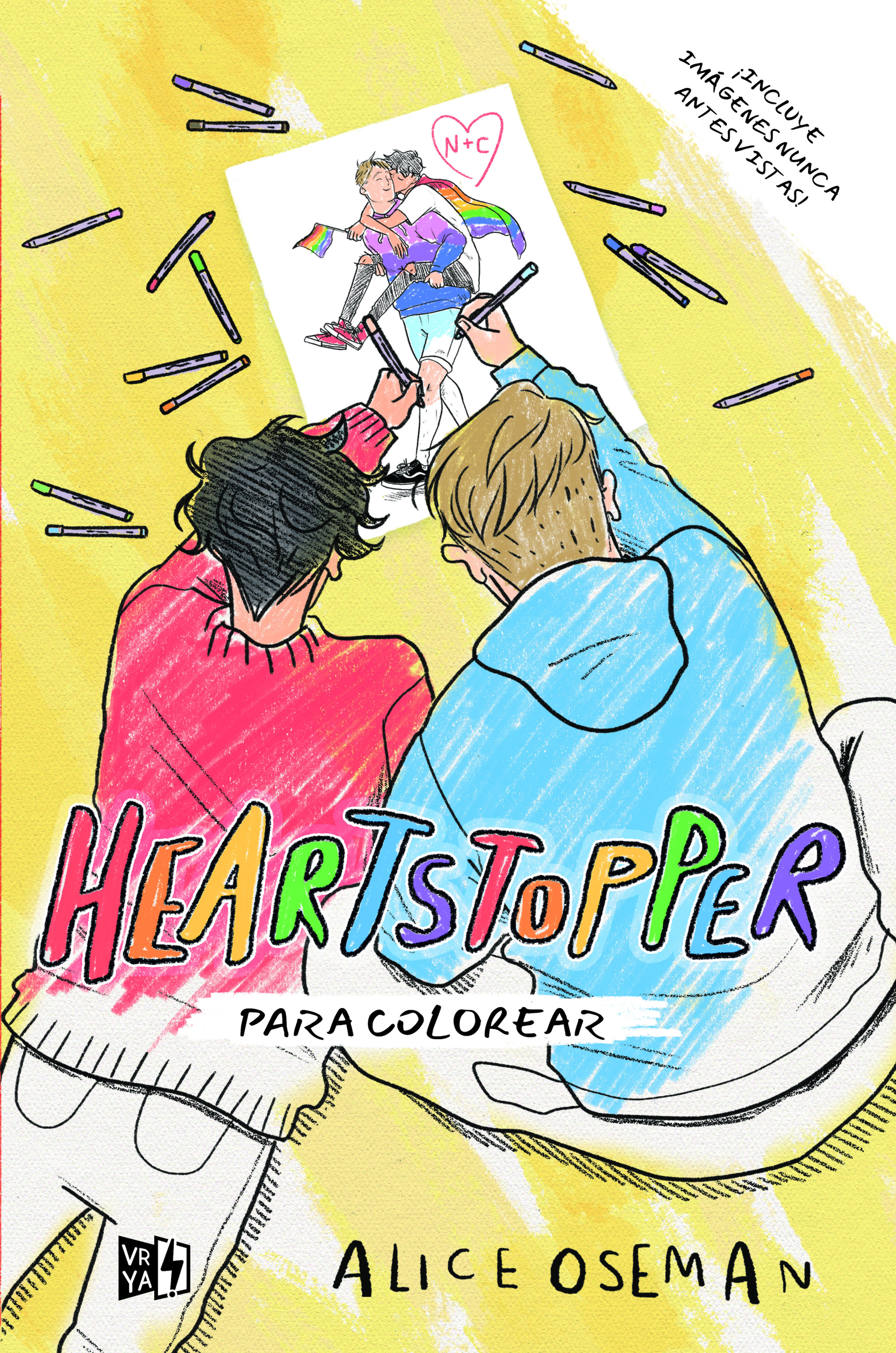 Heartstopper para colorear