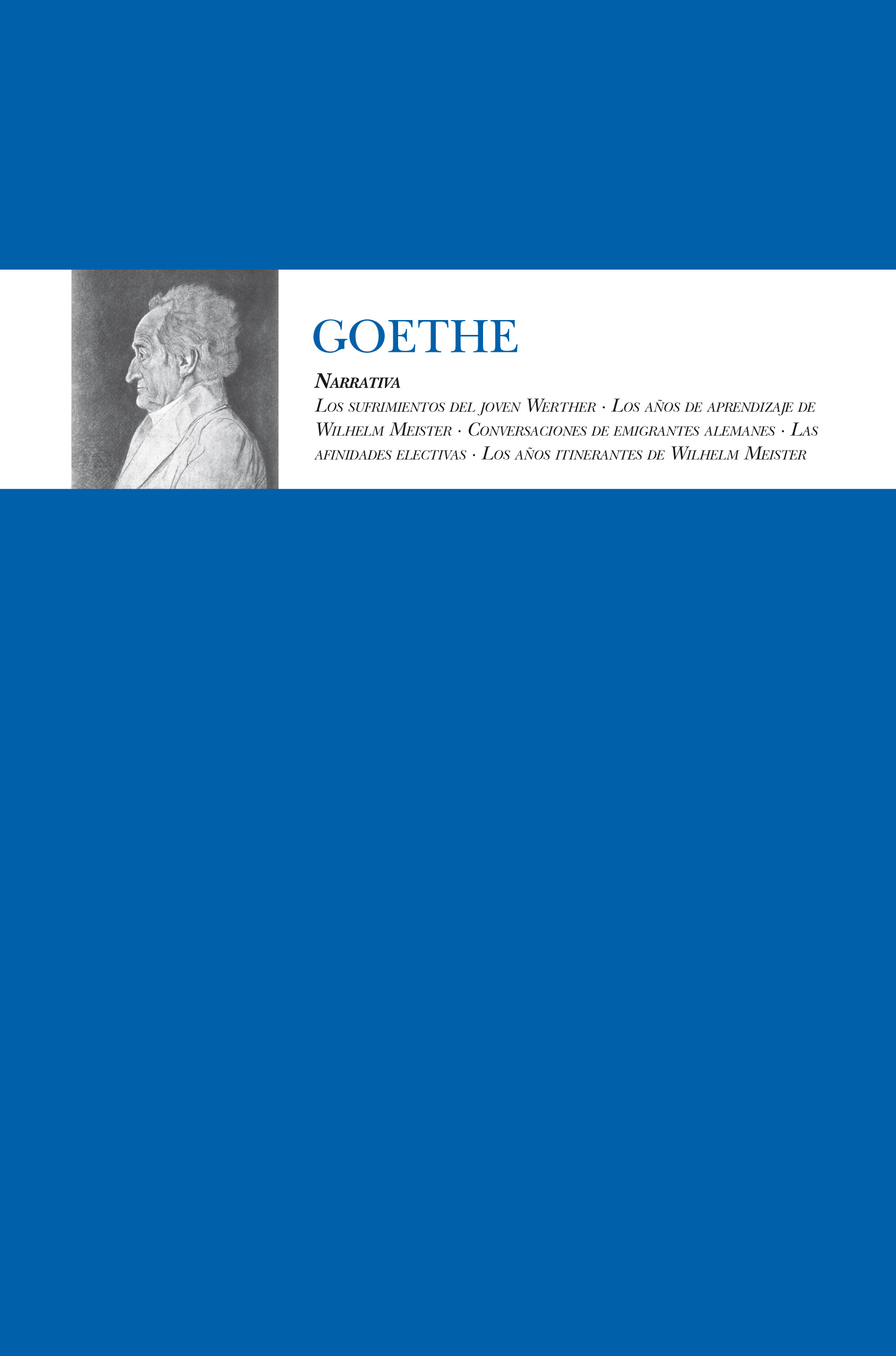 Narrativa. Goethe