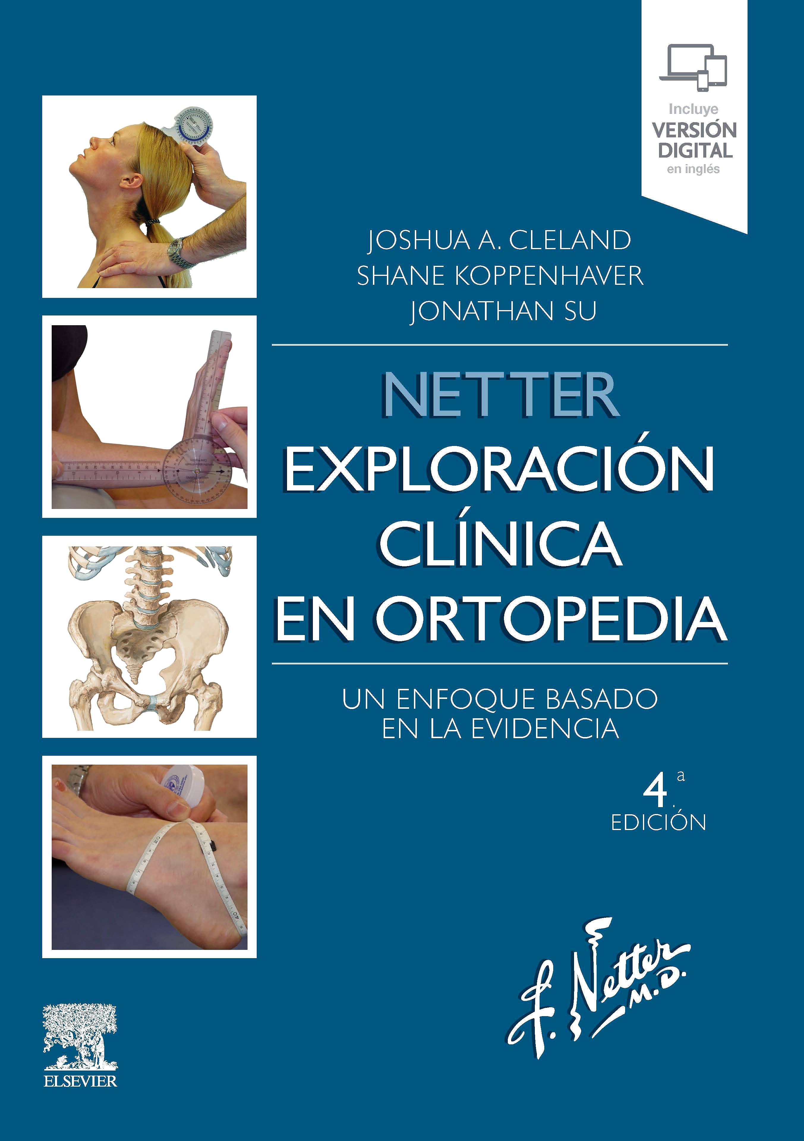 Netter. Exploración clínica en ortopedia, 4.ª Edición