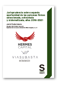 Jurisprudencia sobre segunda oportunidad de las personas físicas seleccionada, extractada y sistematizada, años 2016-2021