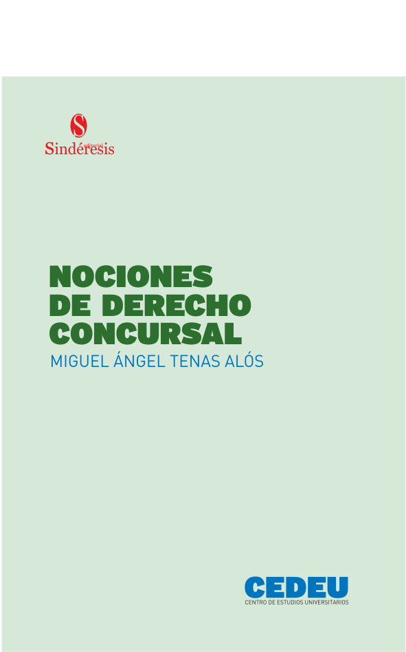 NOCIONES DE DERECHO CONCURSAL