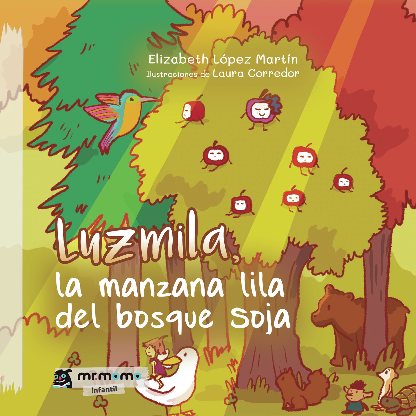 Luzmila, la manzana lila del bosque soja