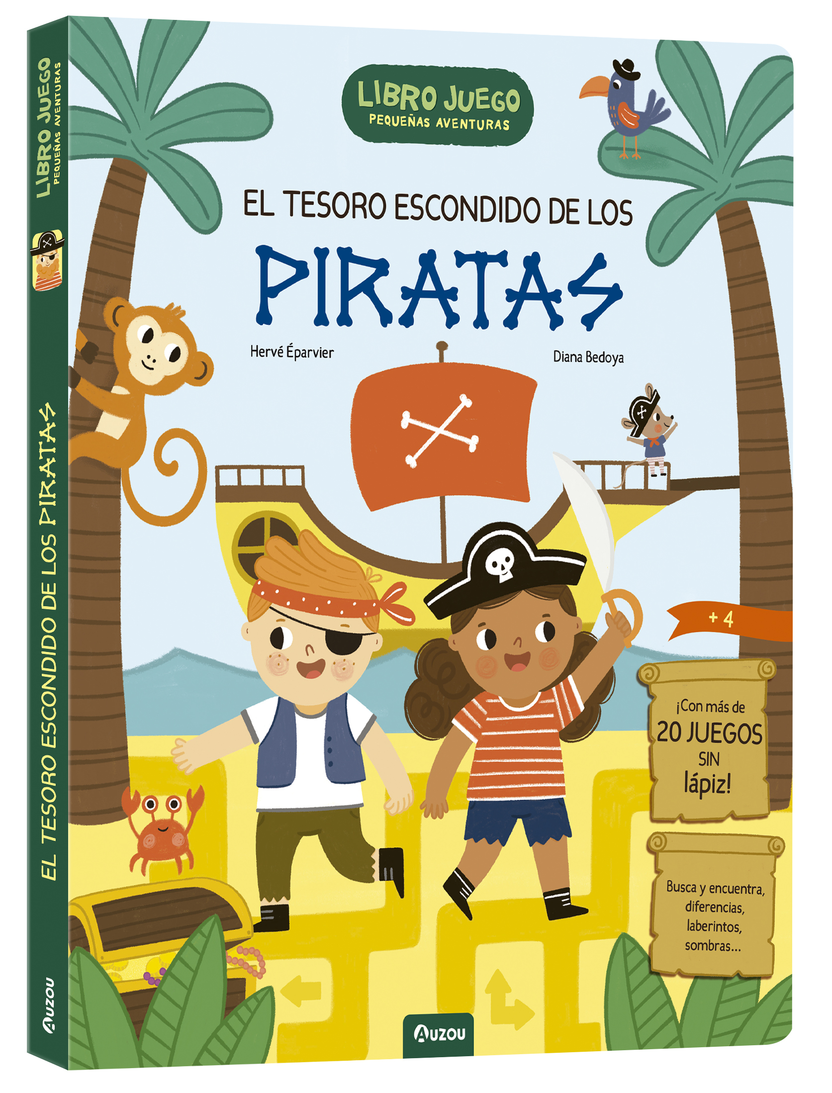El tesoro escondido de los piratas. Libro juego