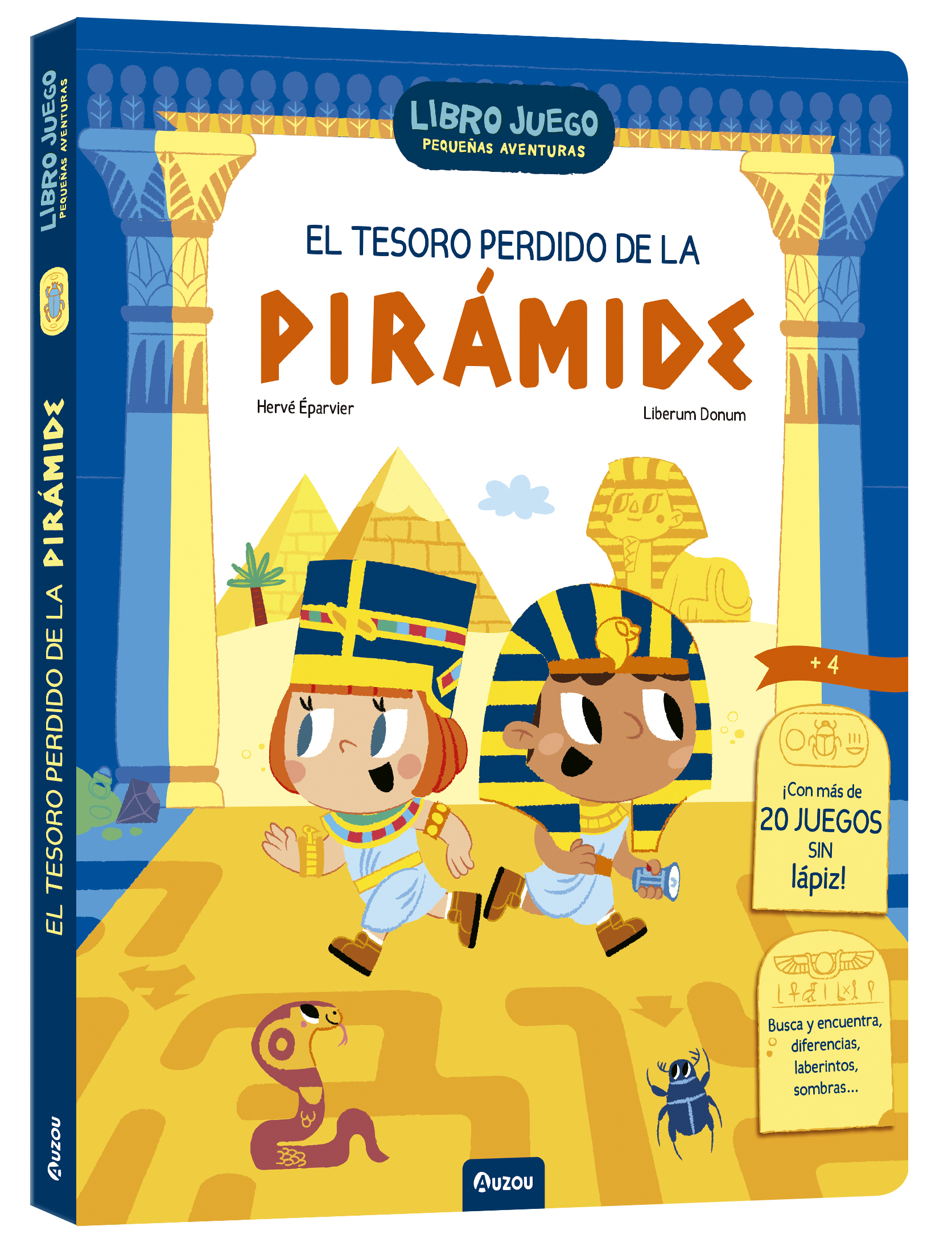 El tesoro perdido de la pirámide. Libro juego