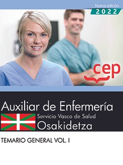 Auxiliar Enfermería. Servicio vasco de salud-Osakidetza. Simulacros de examen
