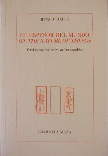 El espesor del mundo