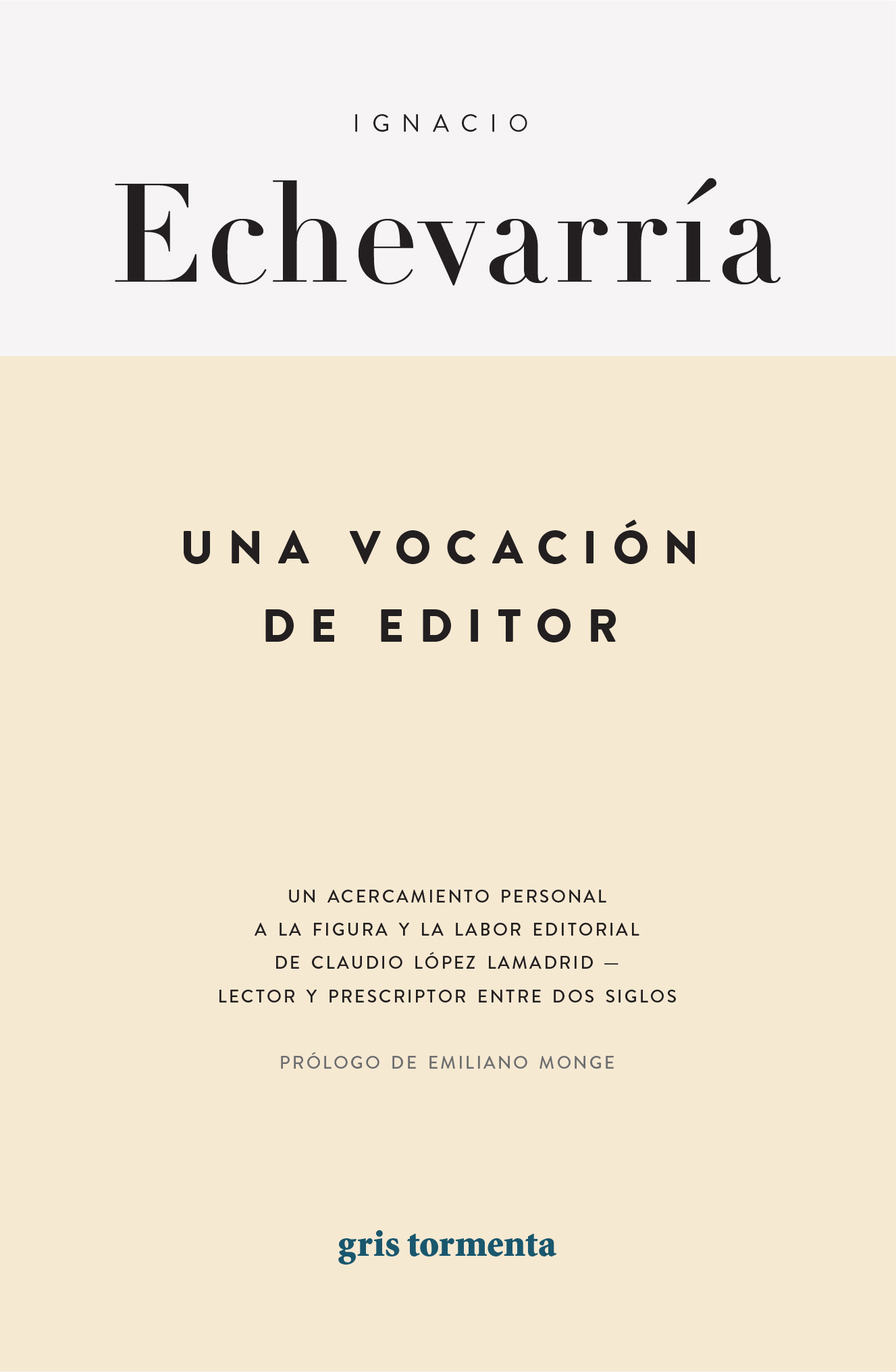 Una vocación de editor