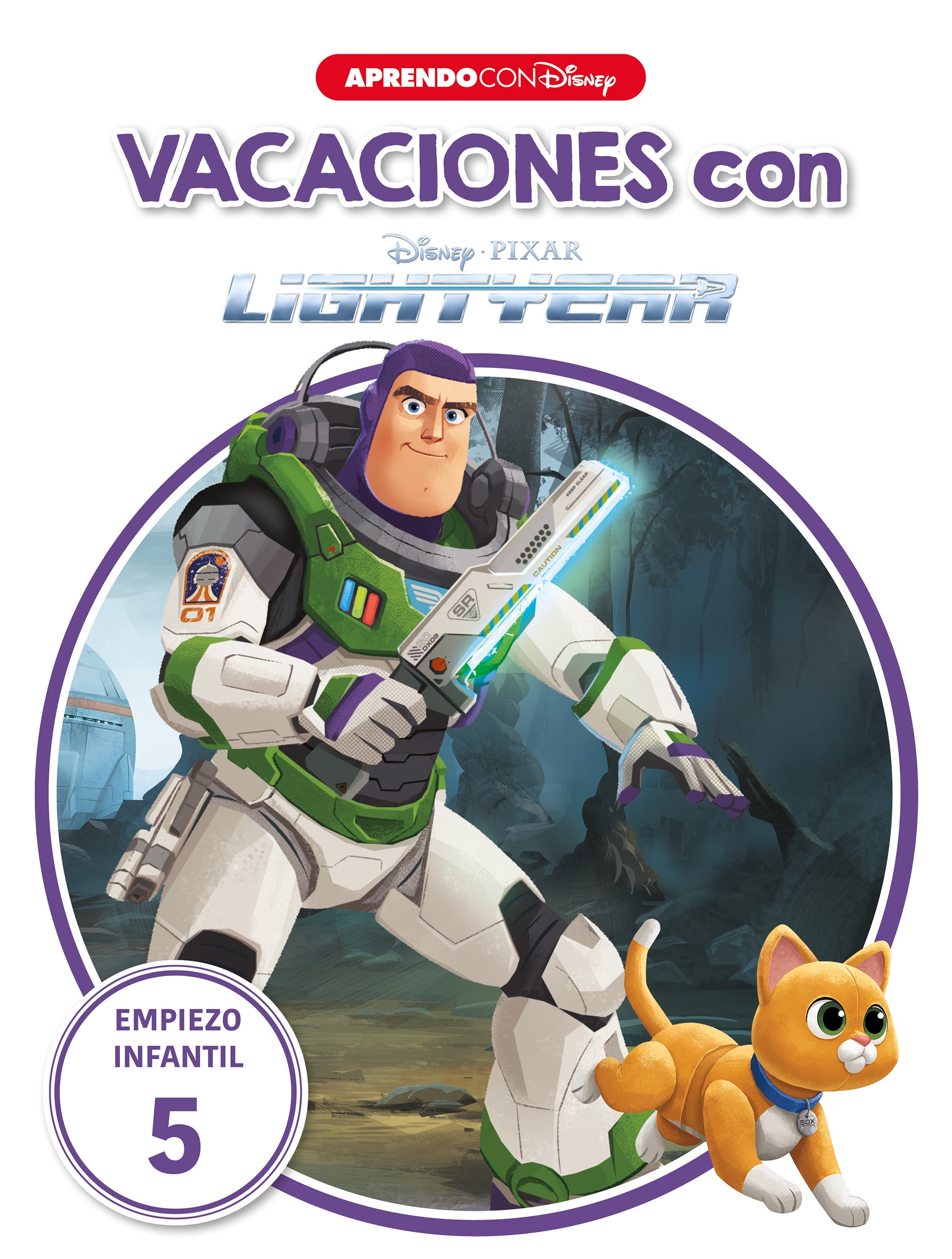 Vacaciones con Lightyear. Empiezo infantil (5 años) (Disney. Cuaderno de vacaciones)