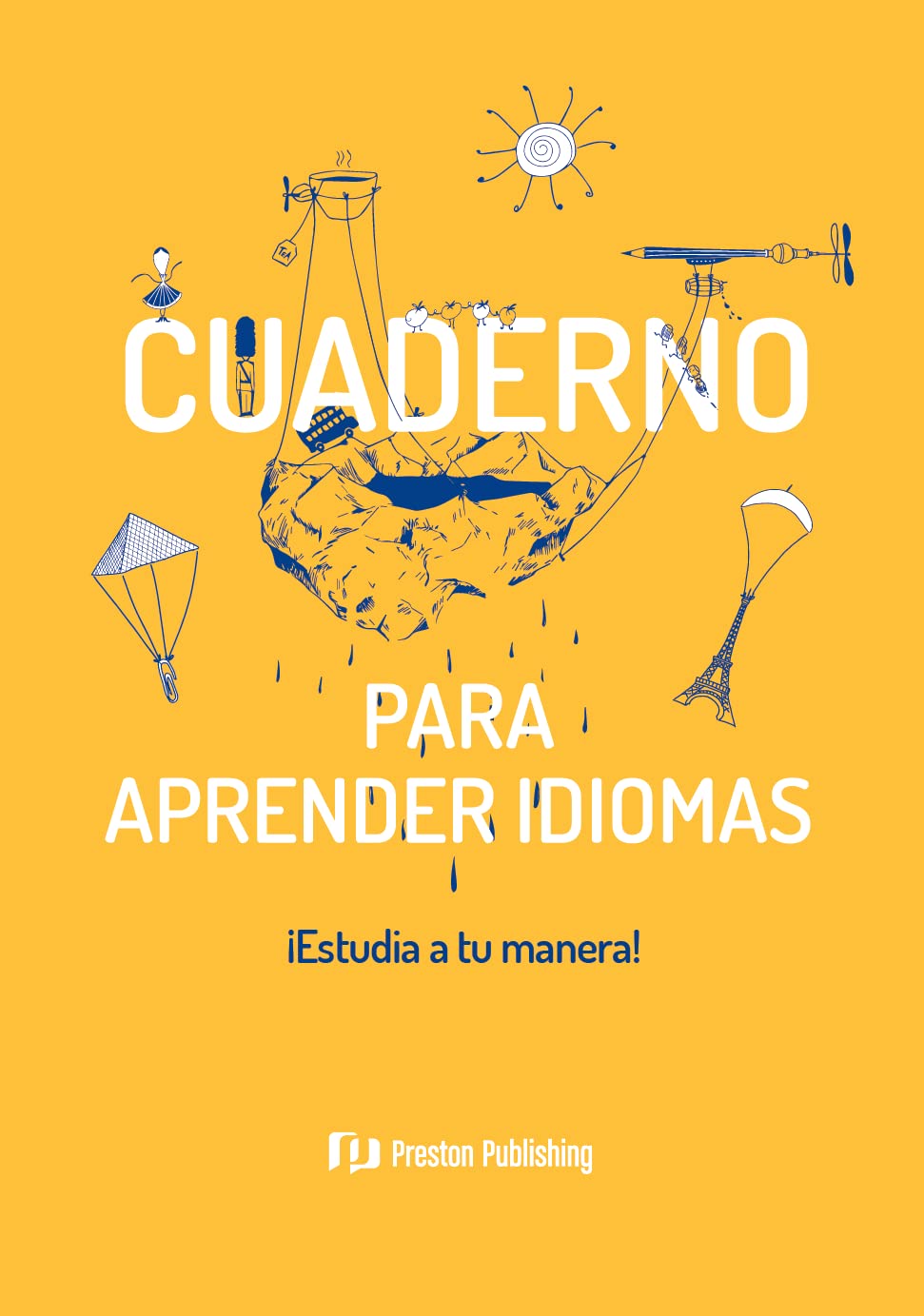 CUADERNO PARA APRENDER IDIOMAS AMARILLO