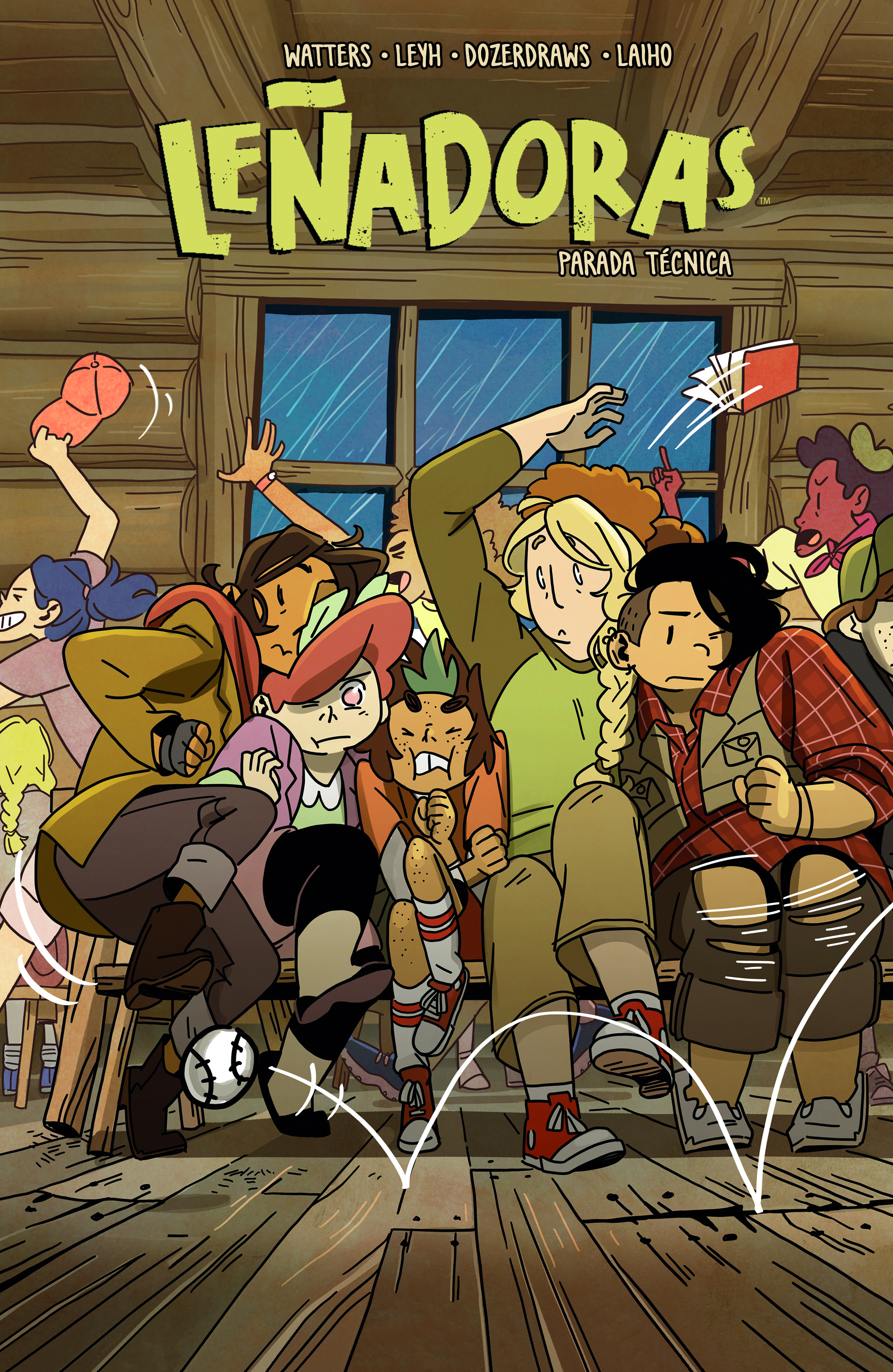 Leñadoras. Parada técnica