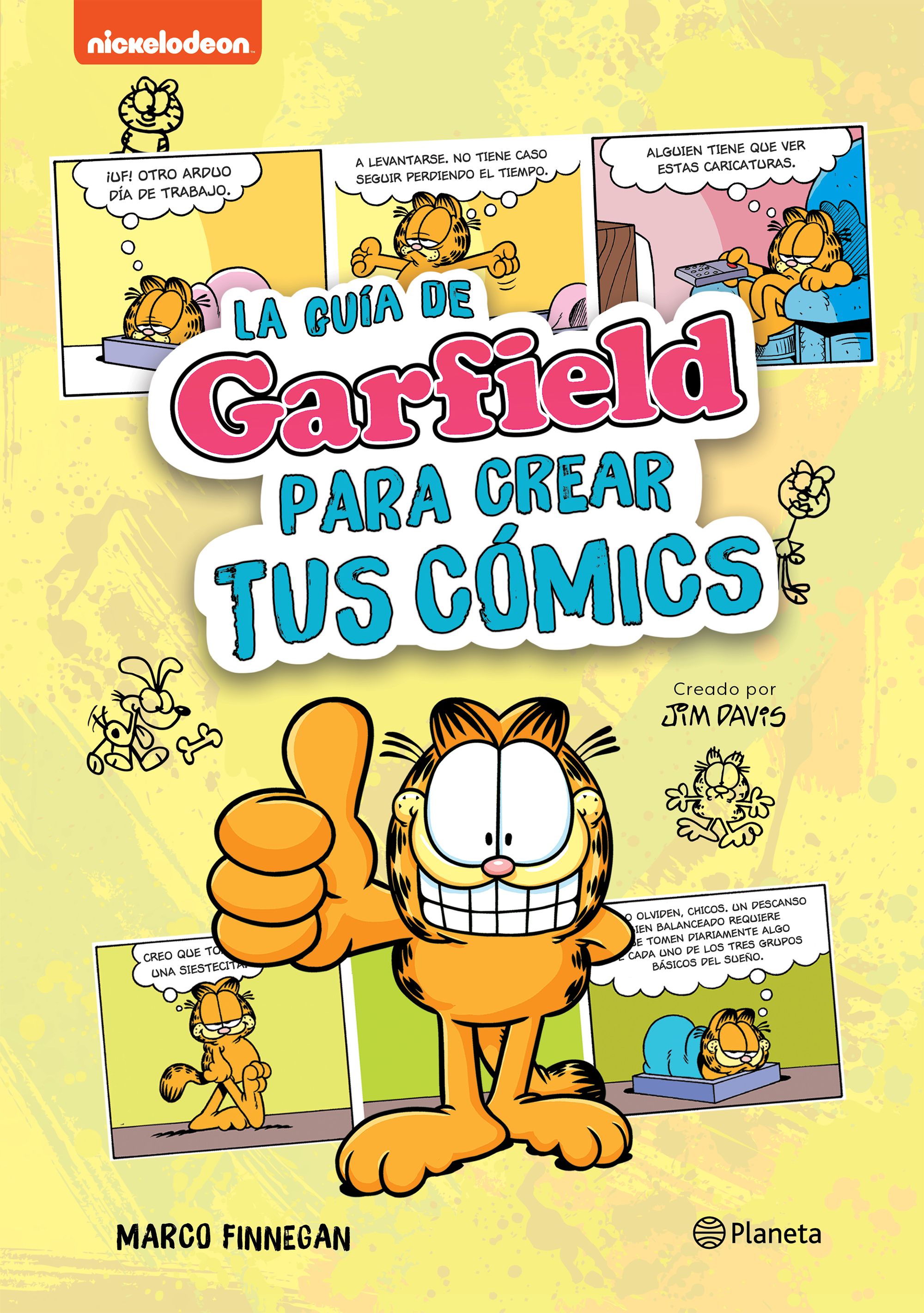 La guía de Garfield para crear tus cómics