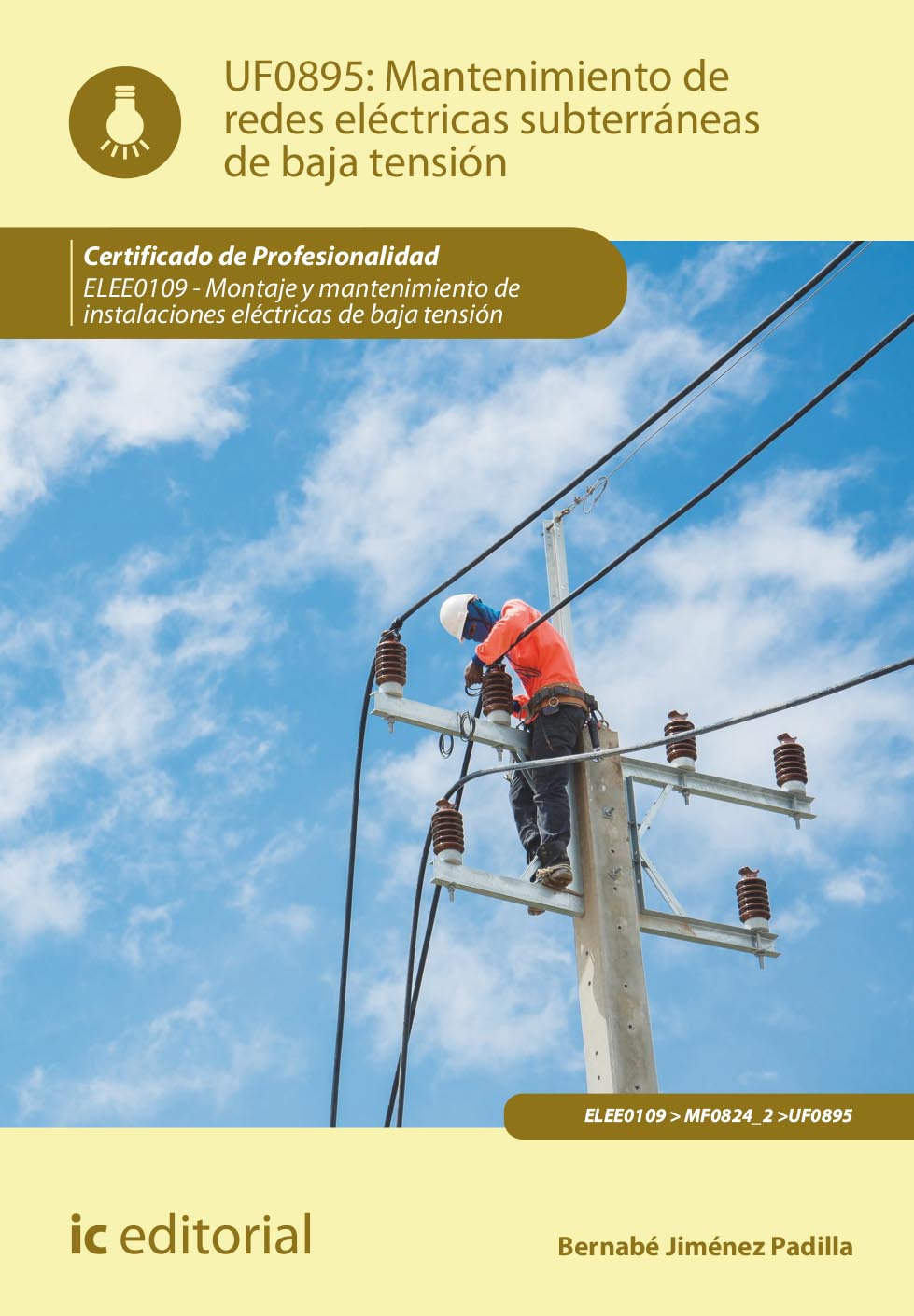 Mantenimiento de redes eléctricas subterráneas de baja tensión. ELEE0109 - Montaje y mantenimiento de instalaciones eléctricas de baja tensión