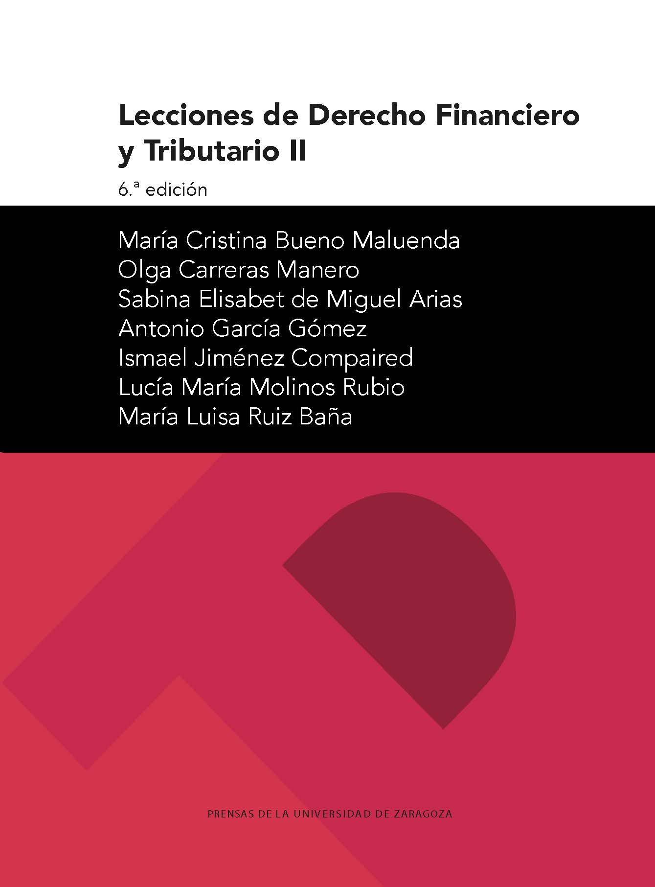 Lecciones de Derecho Financiero y Tributario II