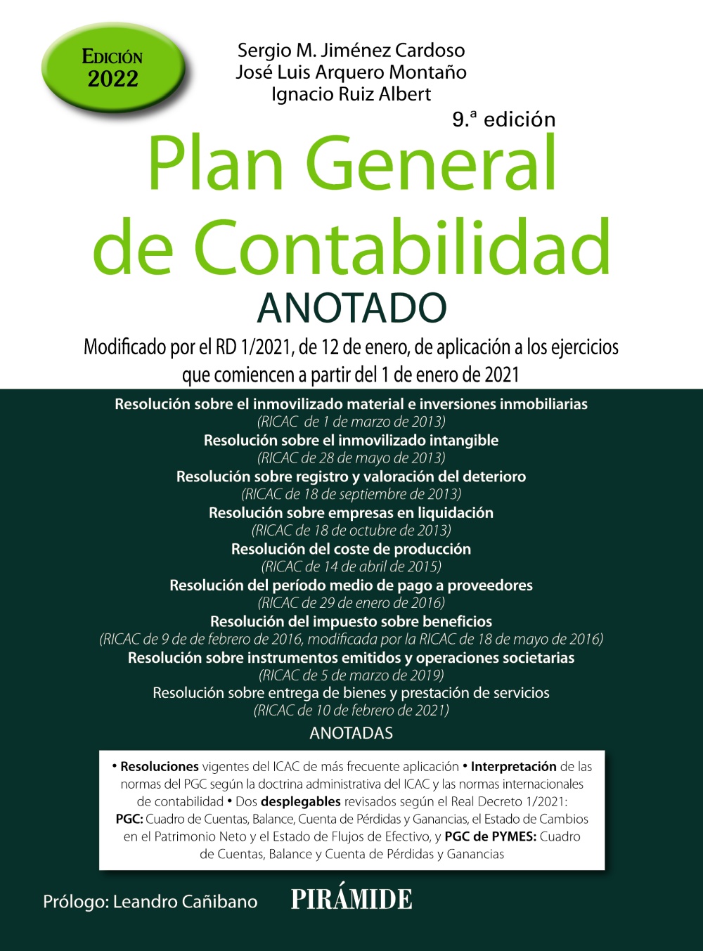 Plan General de Contabilidad ANOTADO