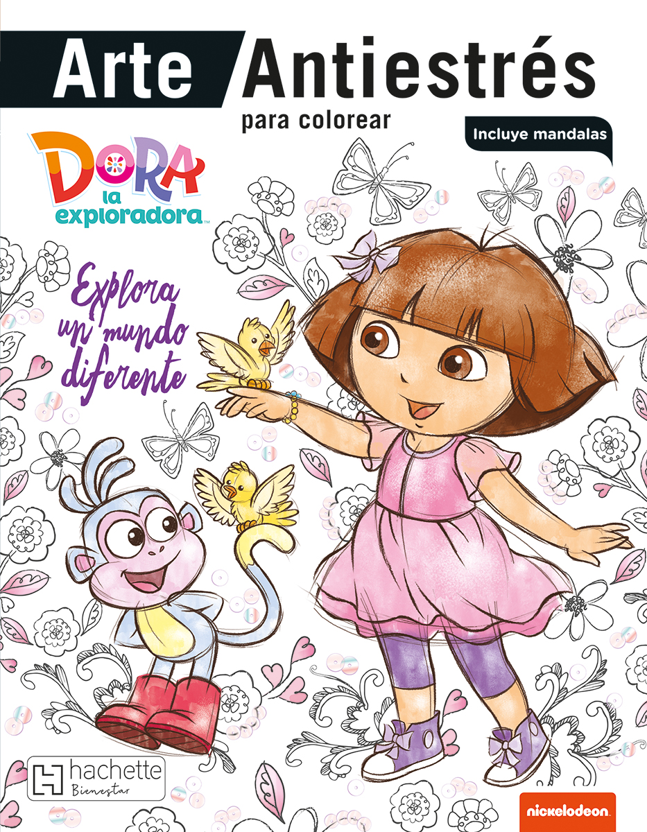 Arte Antiestrés - Dora explora un mundo diferente