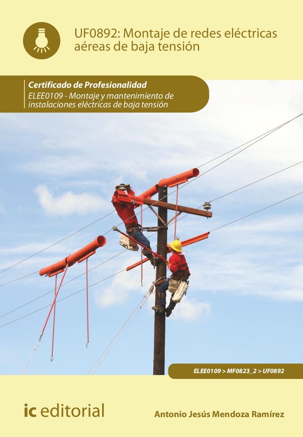 Montaje de redes eléctricas aéreas de baja tensión. ELEE0109 - Montaje y mantenimiento de instalaciones eléctricas de baja tensión