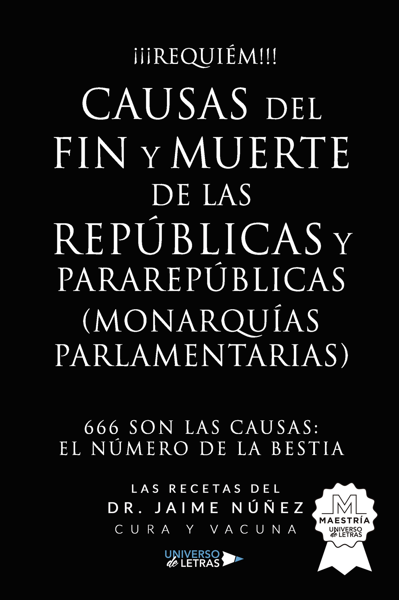 Causas del fin y muerte de las repúblicas y pararepúblicas (Monarquías Parlamentarias)