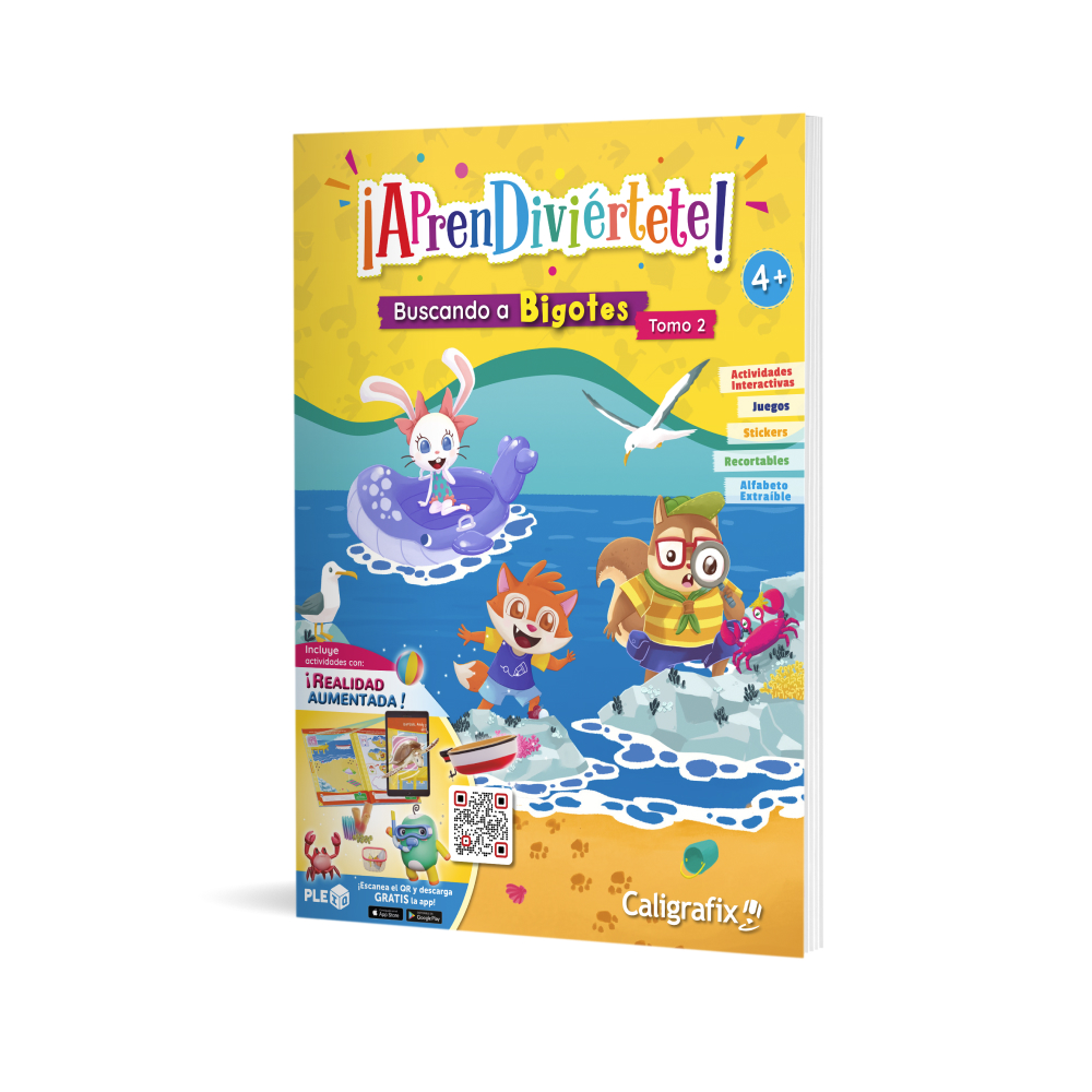 ¡Aprendiviértete! Buscando a Bigotes - Tomo 2