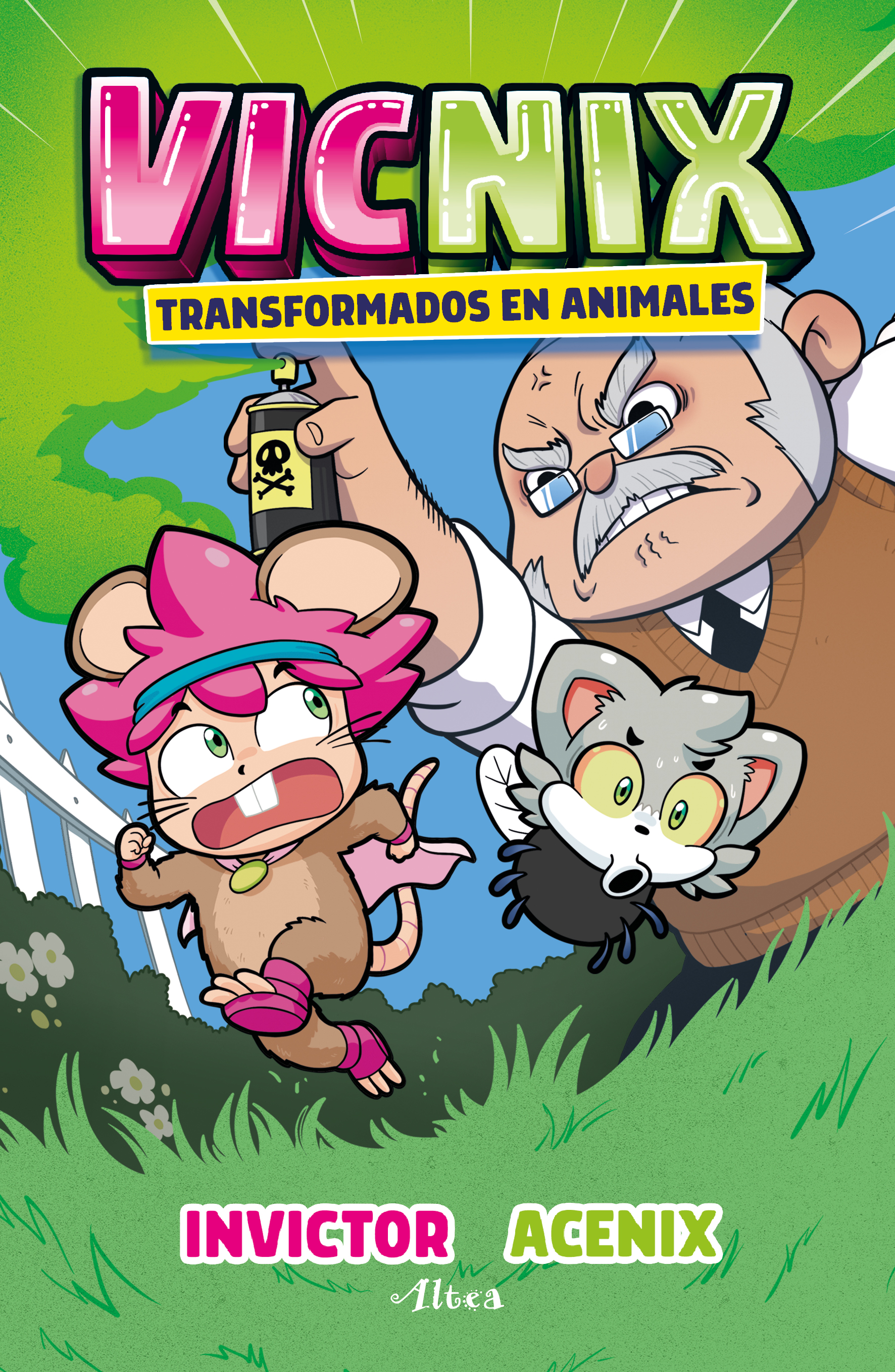 Vicnix transformados en animales ( Invictor y Acenix 4 )