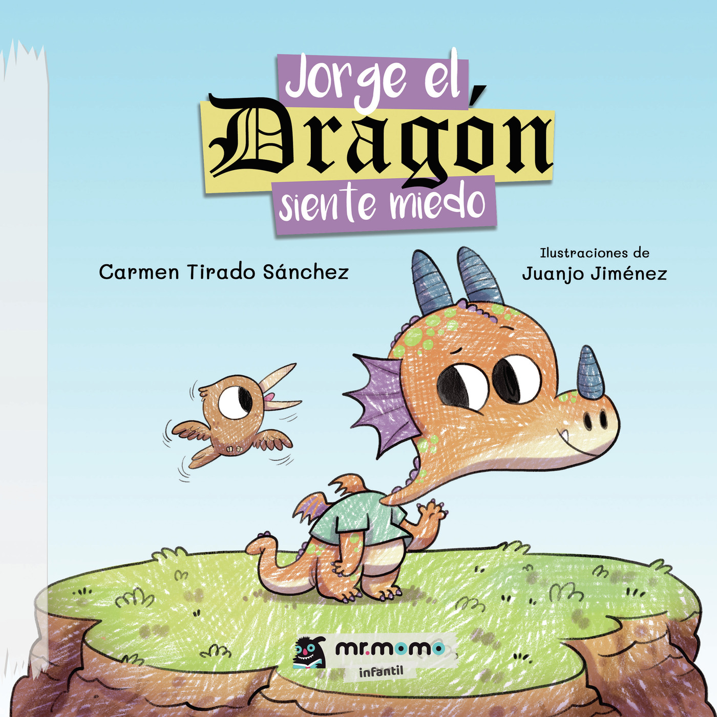 Jorge el dragón siente miedo