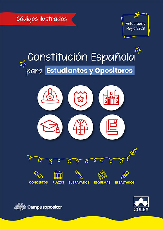 Constitución Española para estudiantes y opositores