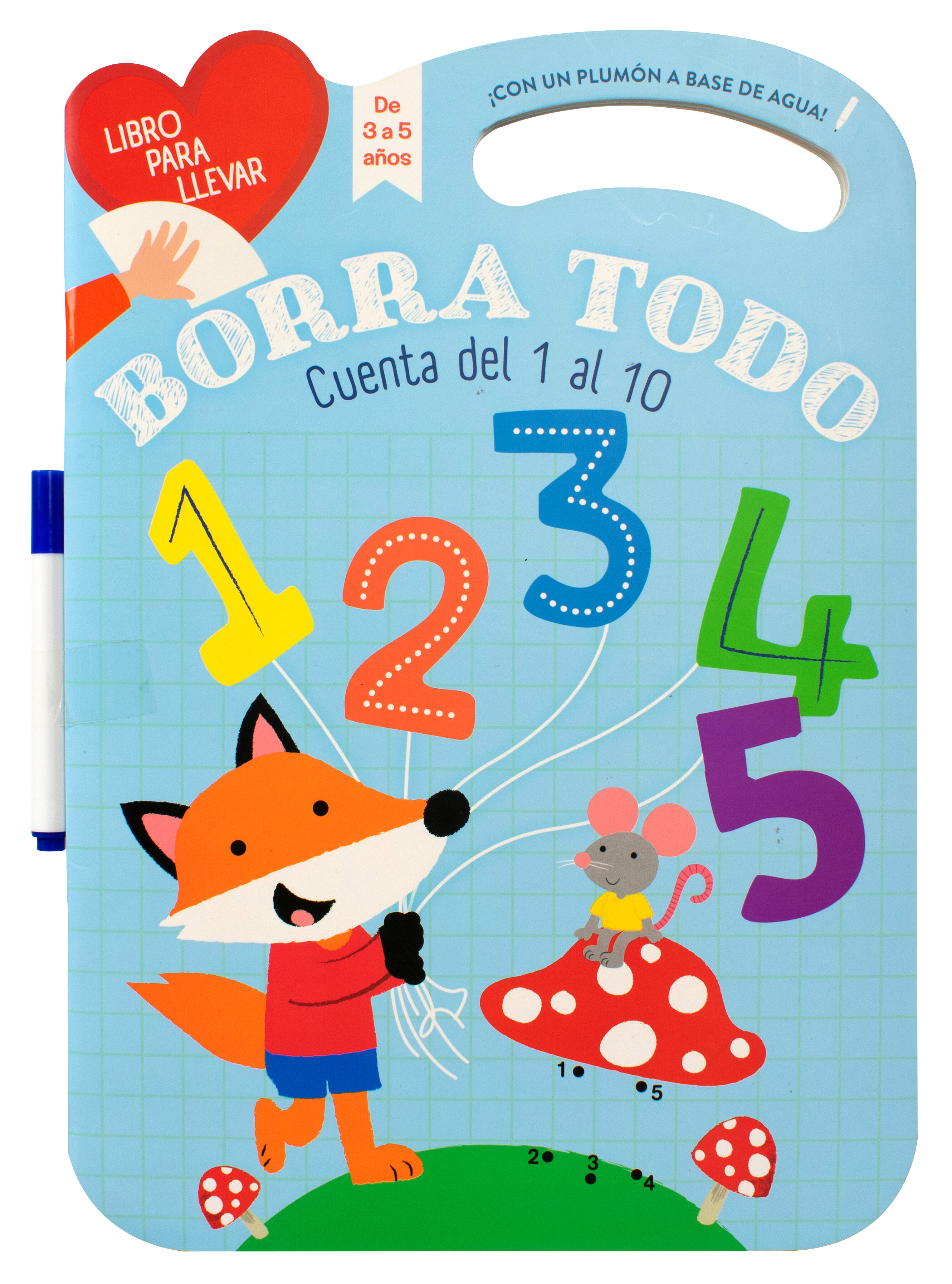Libro infantil borra todo y cuenta de 1 al 10