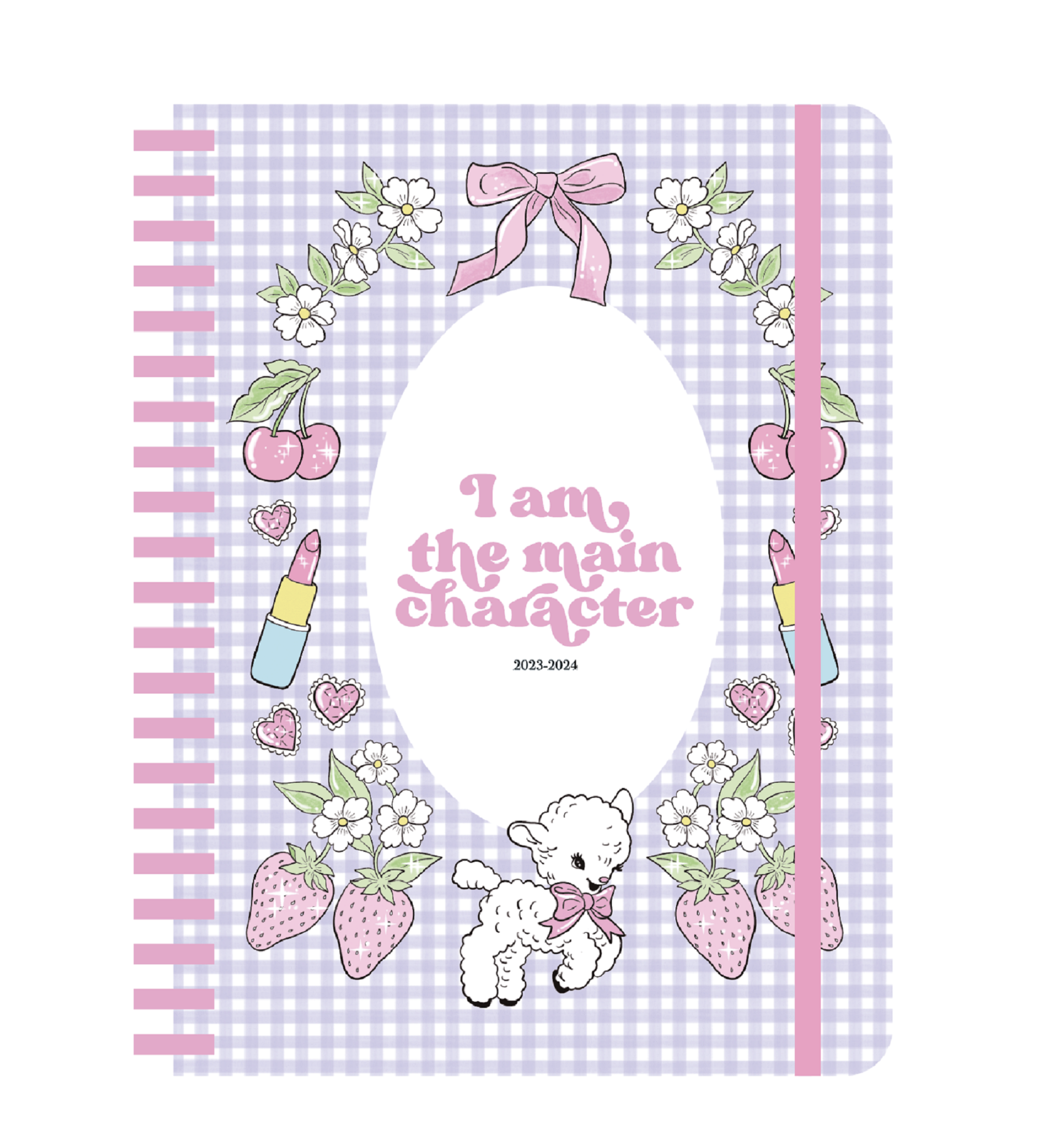 Agenda escolar semanal 2023-2024 "I am the main character" Isa Muguruza