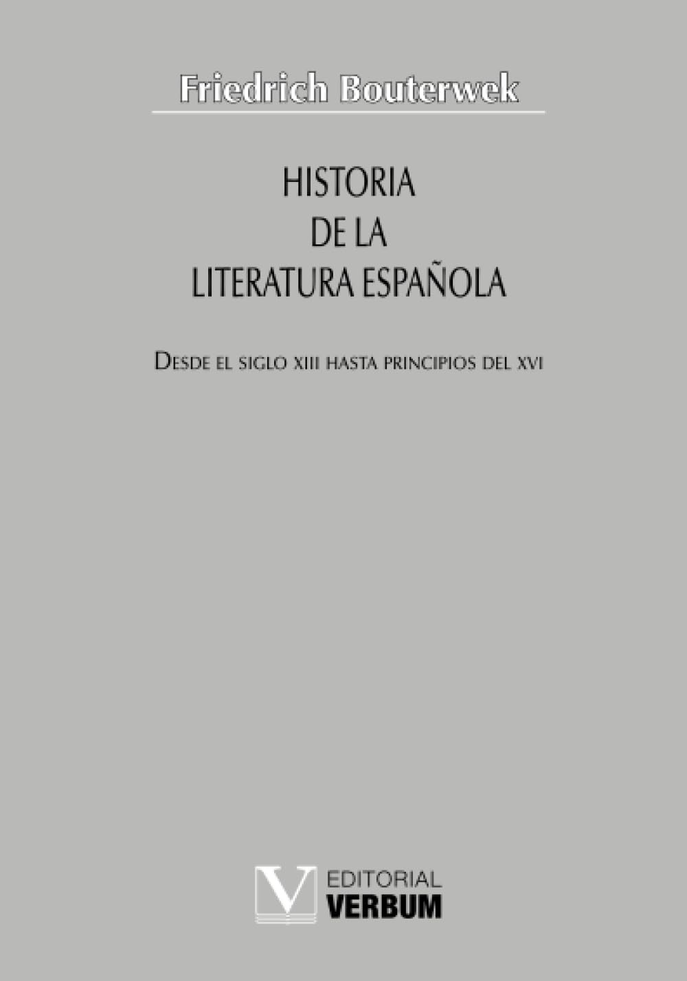 Historia de la literatura española