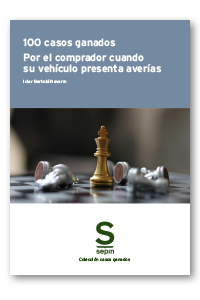 100 casos ganados por el comprador cuando su vehículo presenta averías