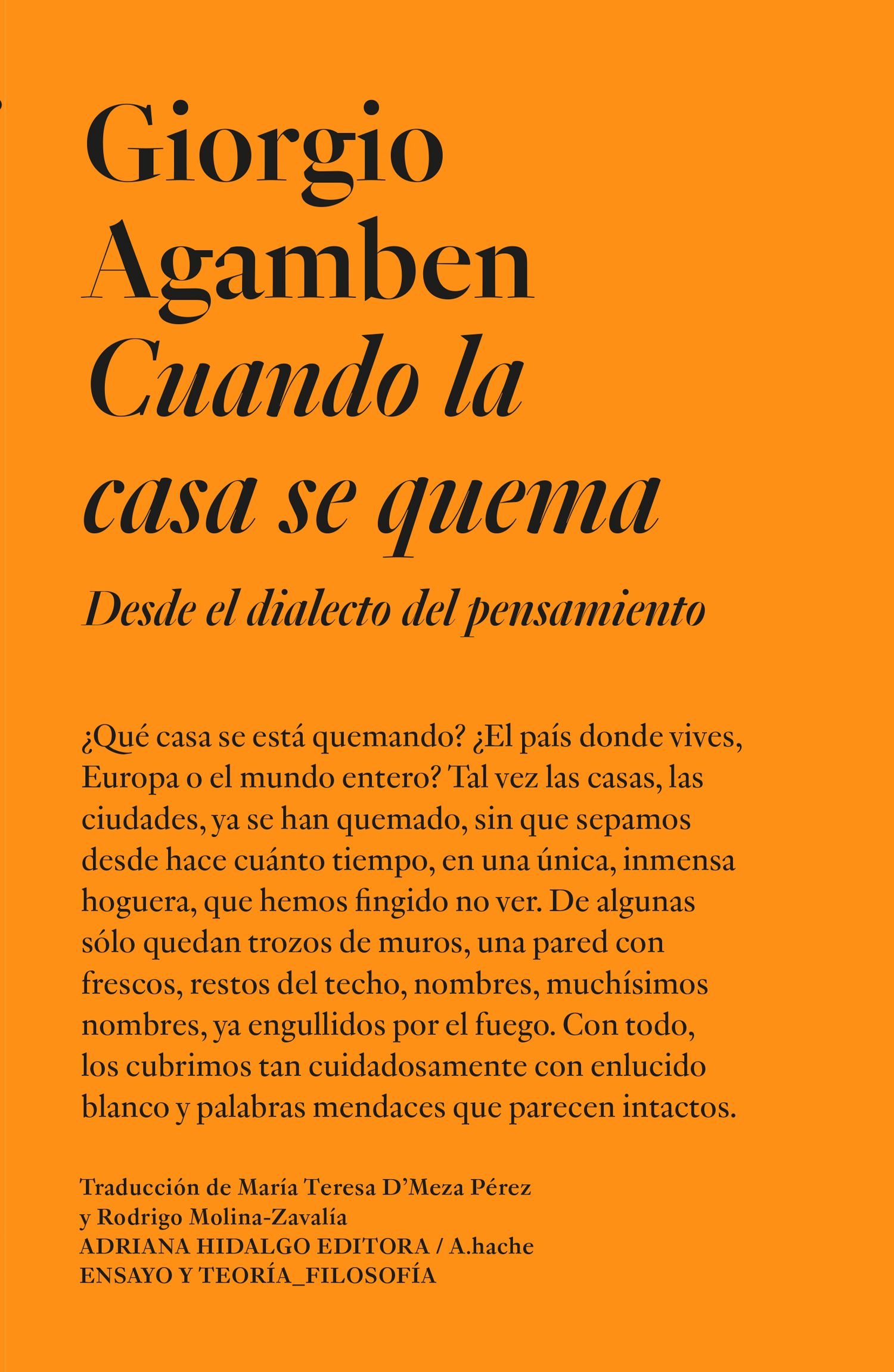 Cuando la casa se quema