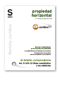 Art. 5 LPH. El título constitutivo y los estatutos