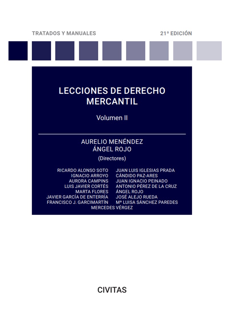 Lecciones de Derecho Mercantil Volumen II