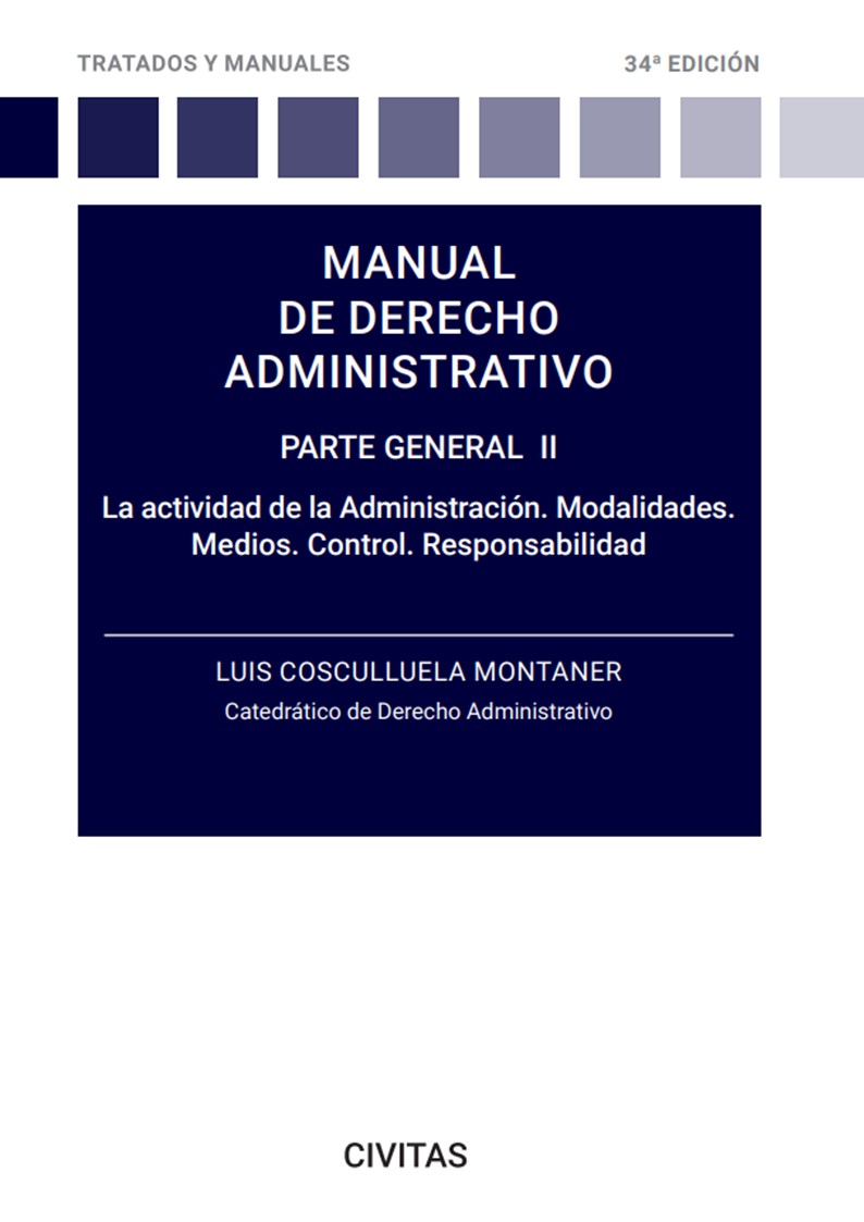 Manual de derecho administrativo. Parte general II