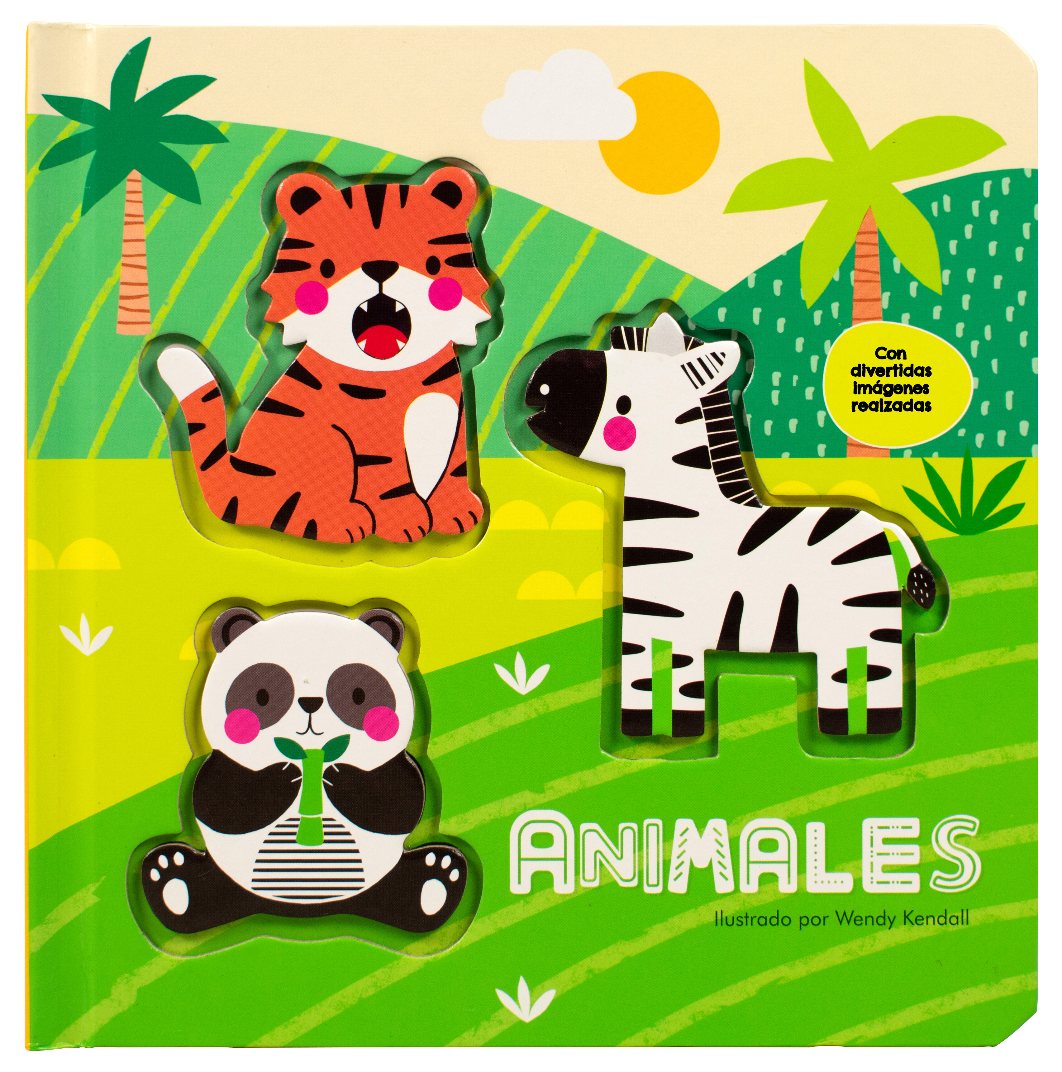 Libro infantil con relieve: Animales