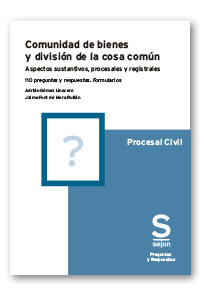 Comunidad de bienes y división de la cosa común