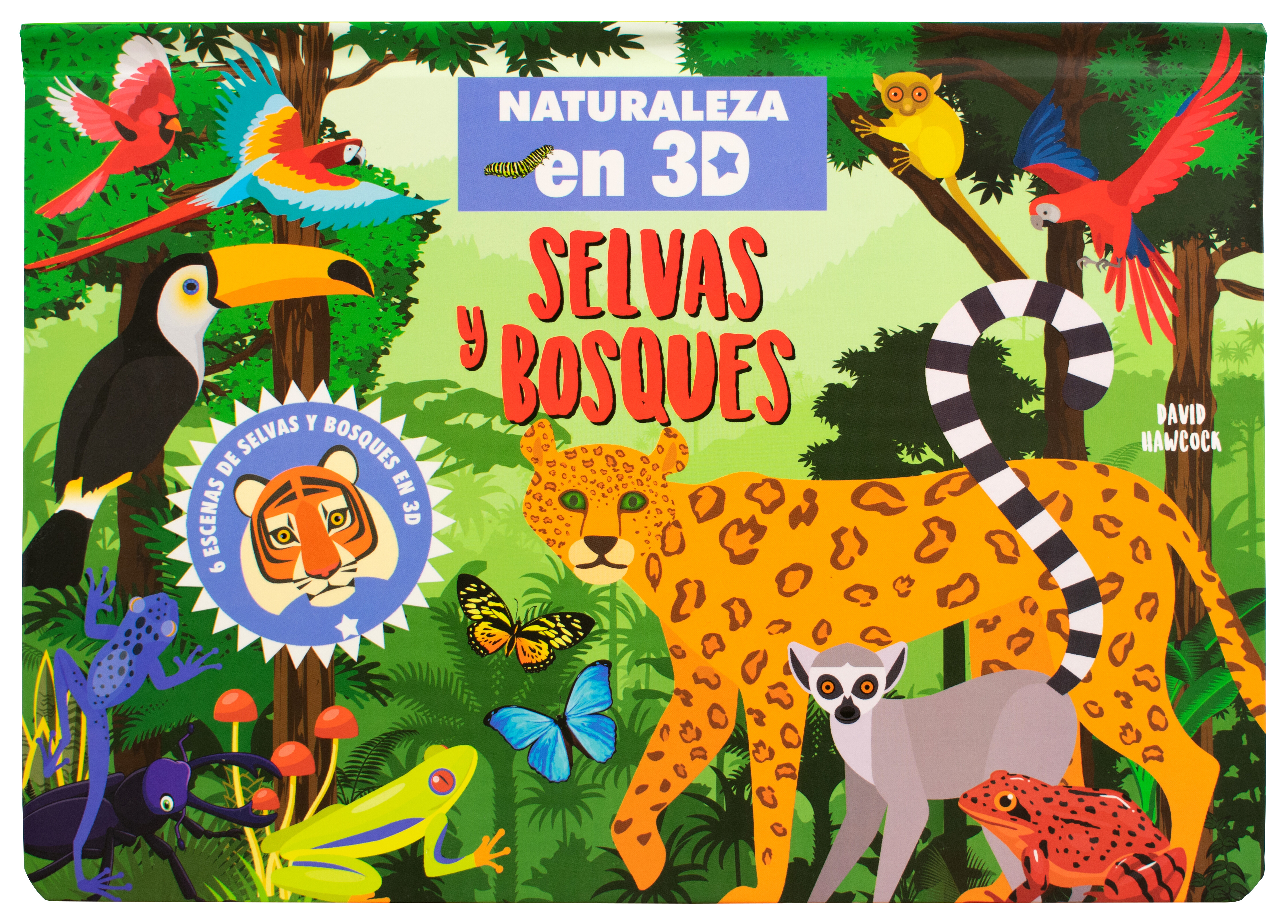 Libro infantil: Naturaleza en 3D Pop-up: Selvas y Bosques