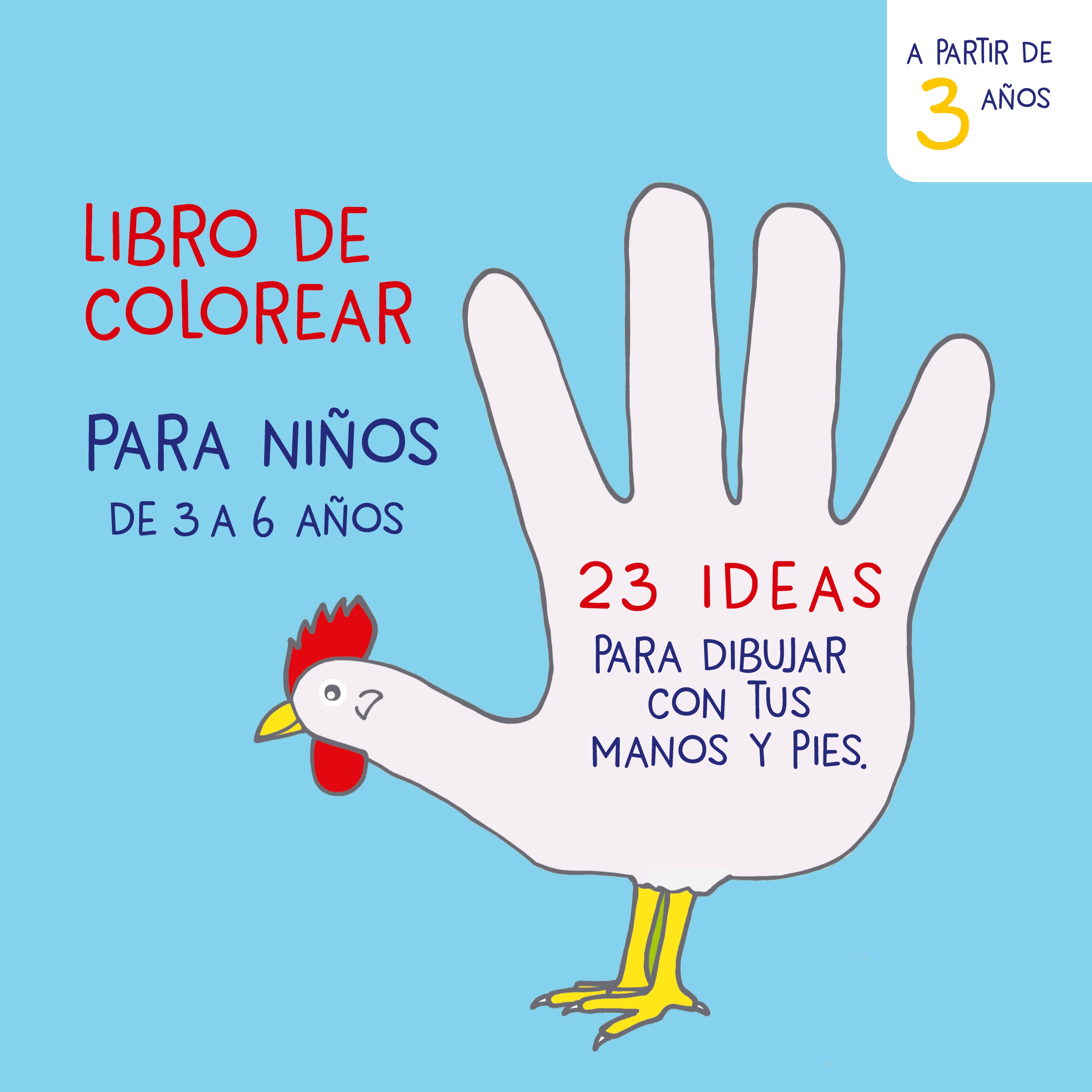 23 Ideas para dibujar con tus manos y pies
